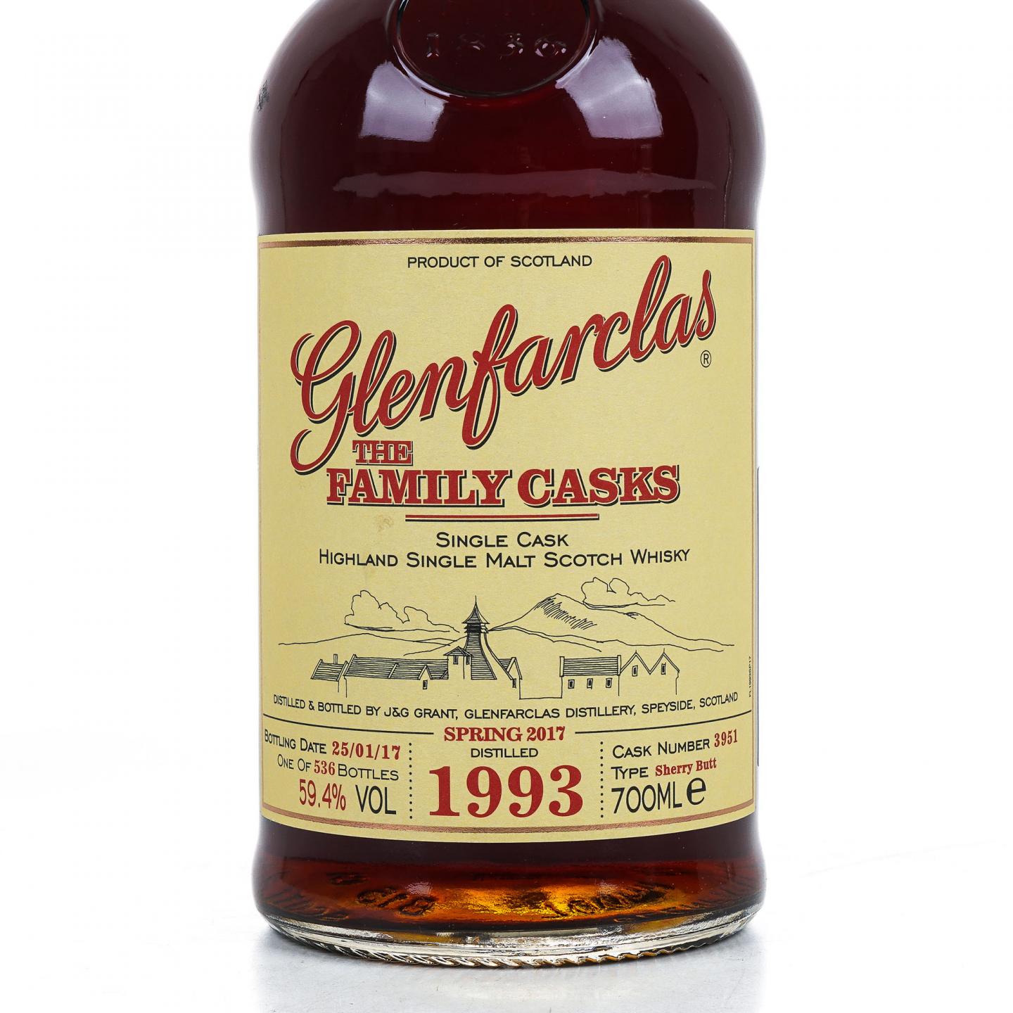 Glenfarclas 格兰花格 1993-2017 家族桶#3951