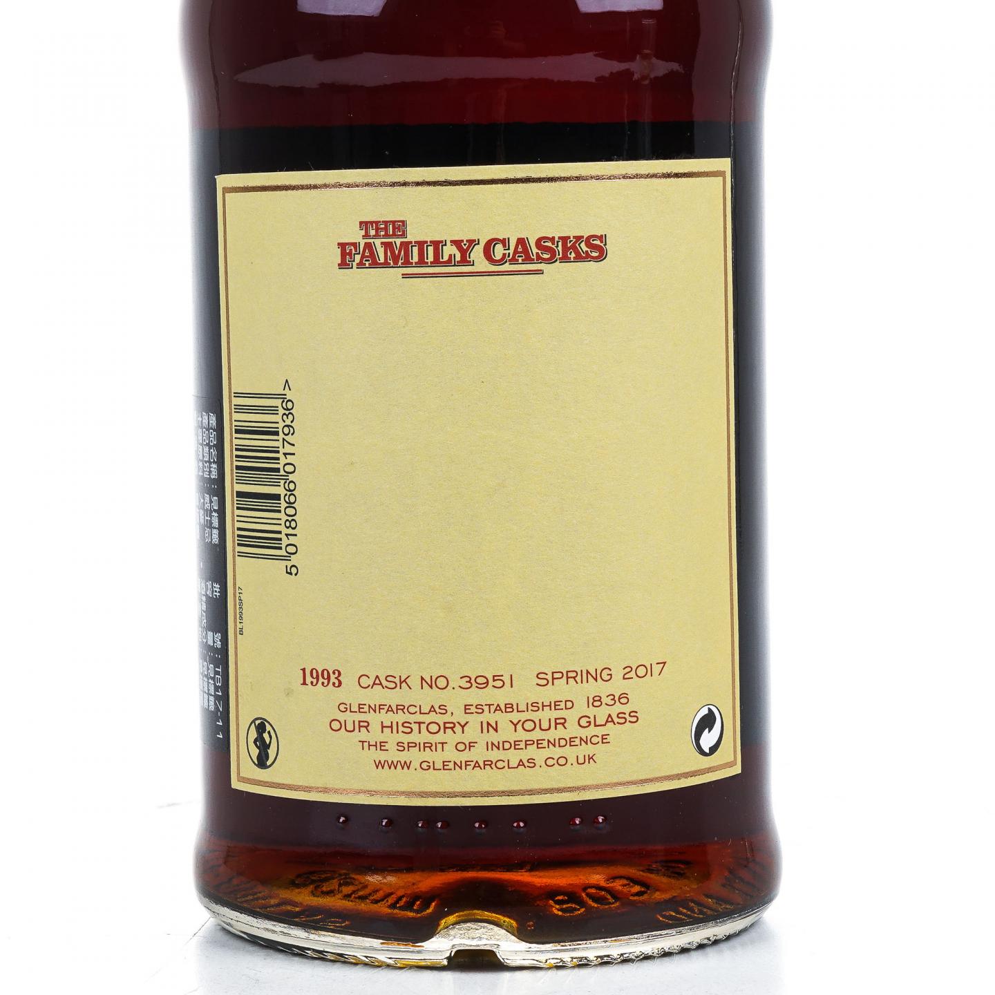 Glenfarclas 格兰花格 1993-2017 家族桶#3951
