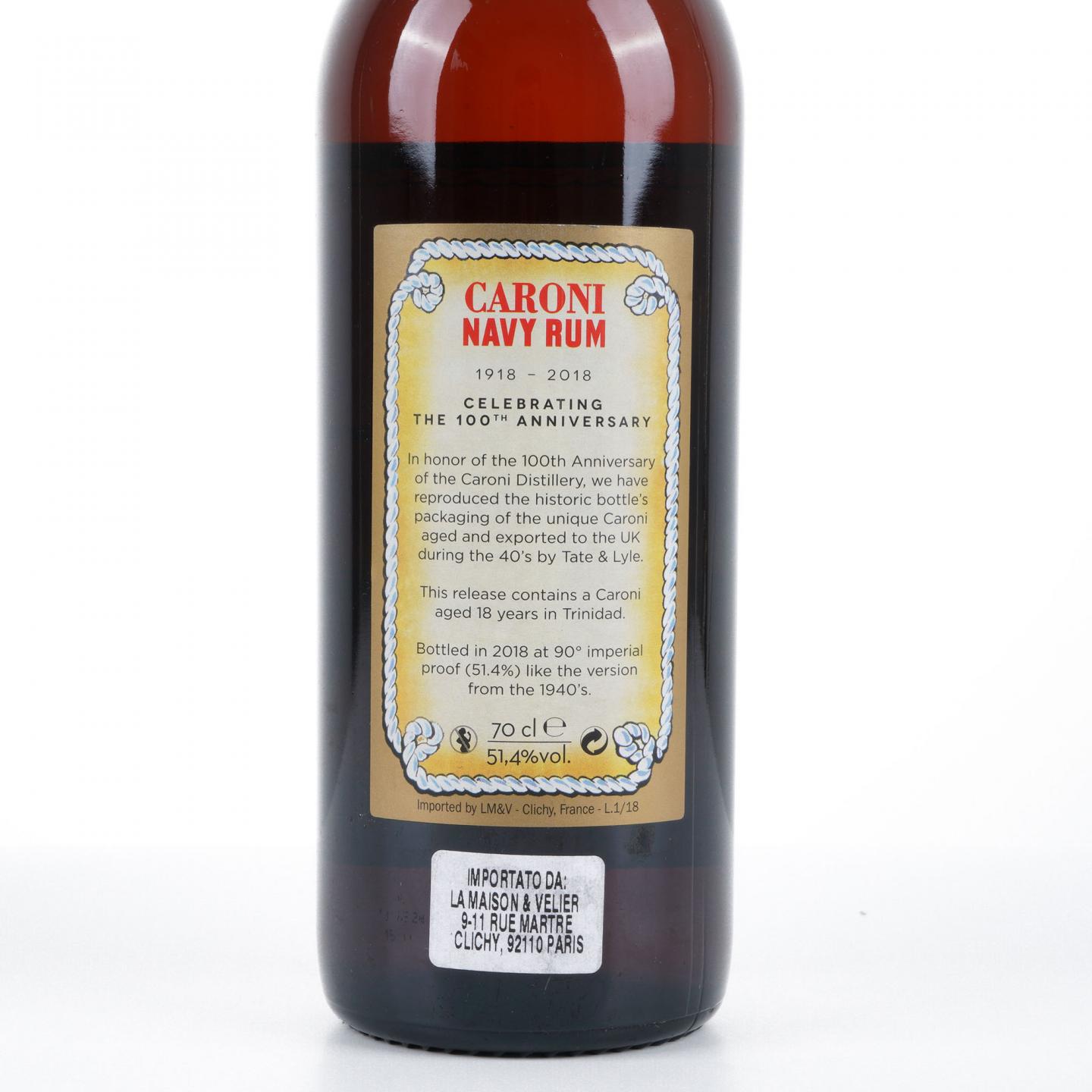 Caroni 18年 Extra Strong Navy Rum 100周年纪念版 朗姆酒