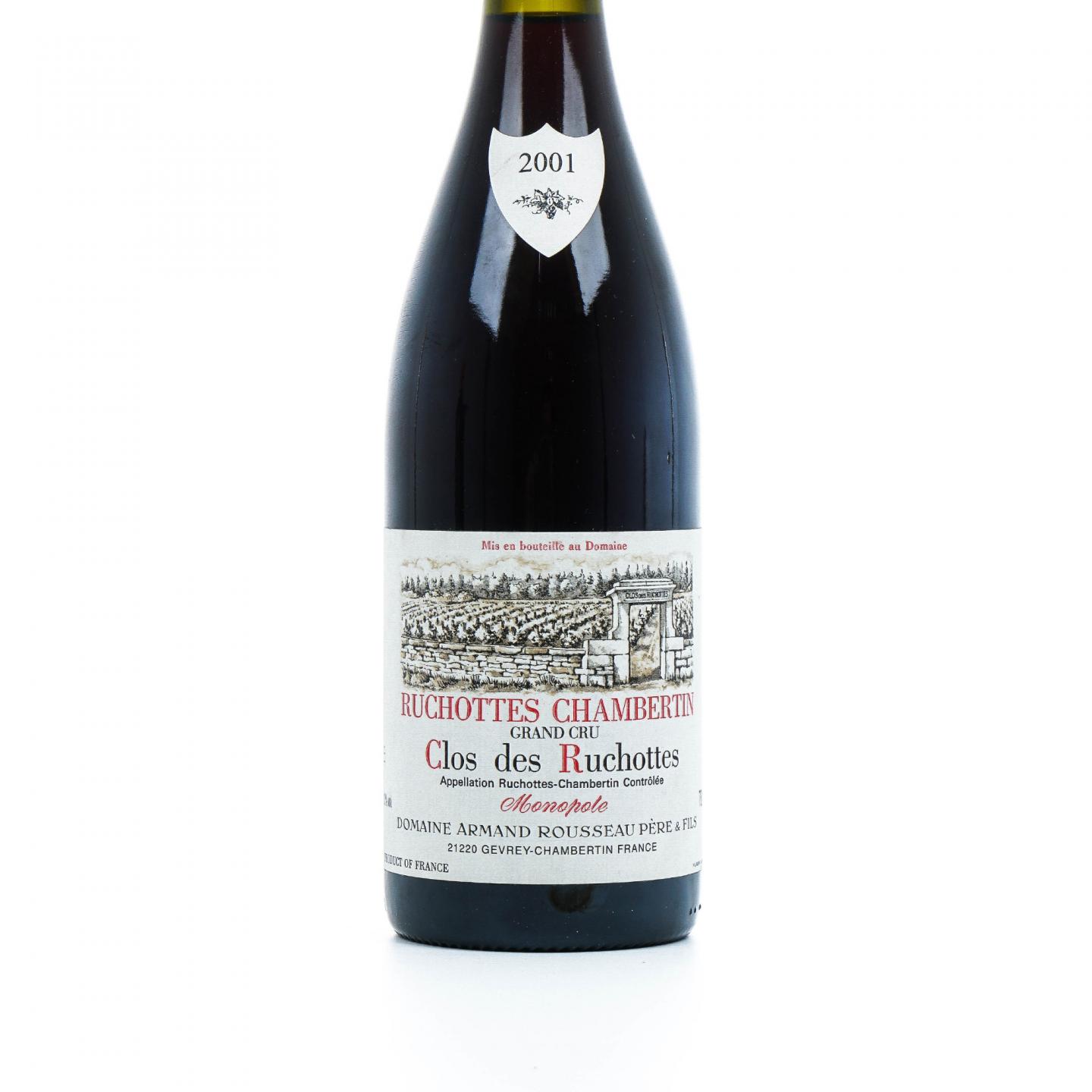 阿曼·卢梭父子 卢索 2001 卢索-香贝丹特级园 红葡萄酒