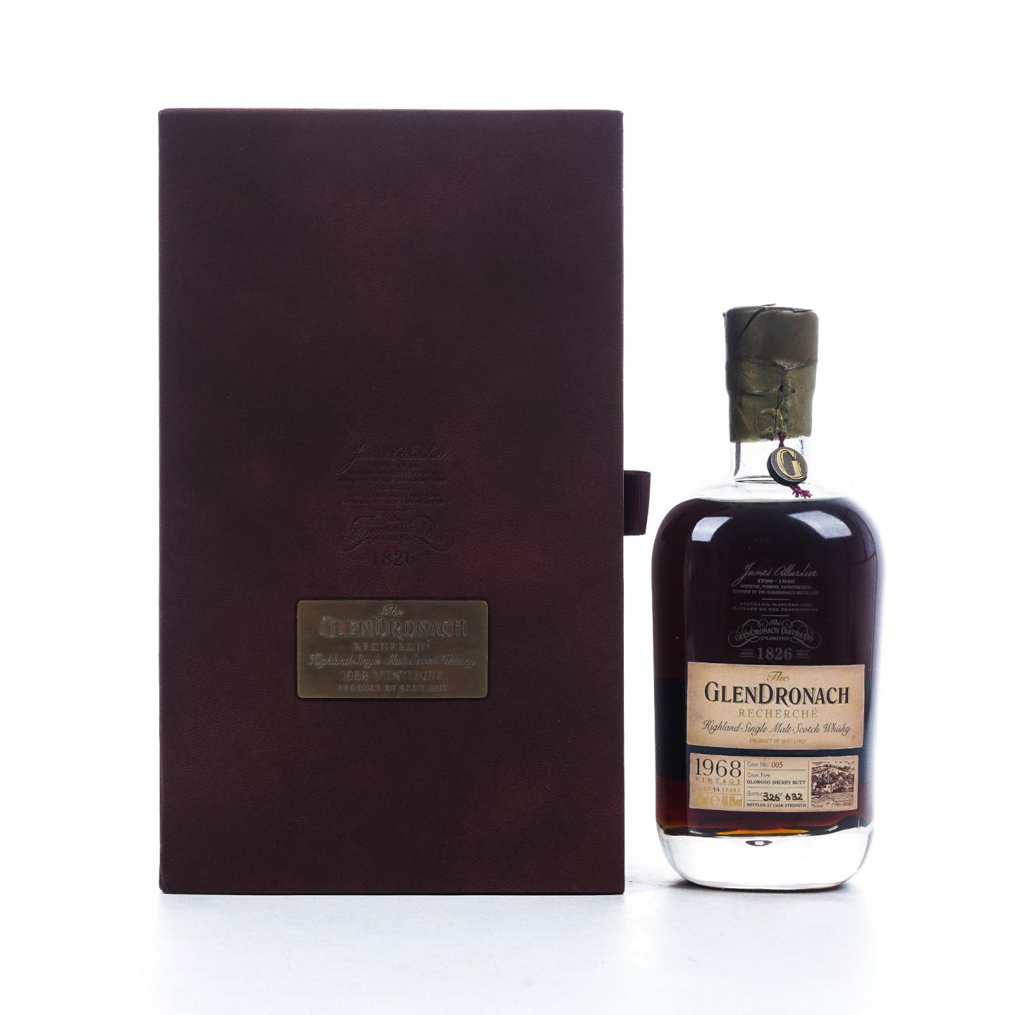 Glendronach 格兰多纳 44年 1968-2013 雪莉