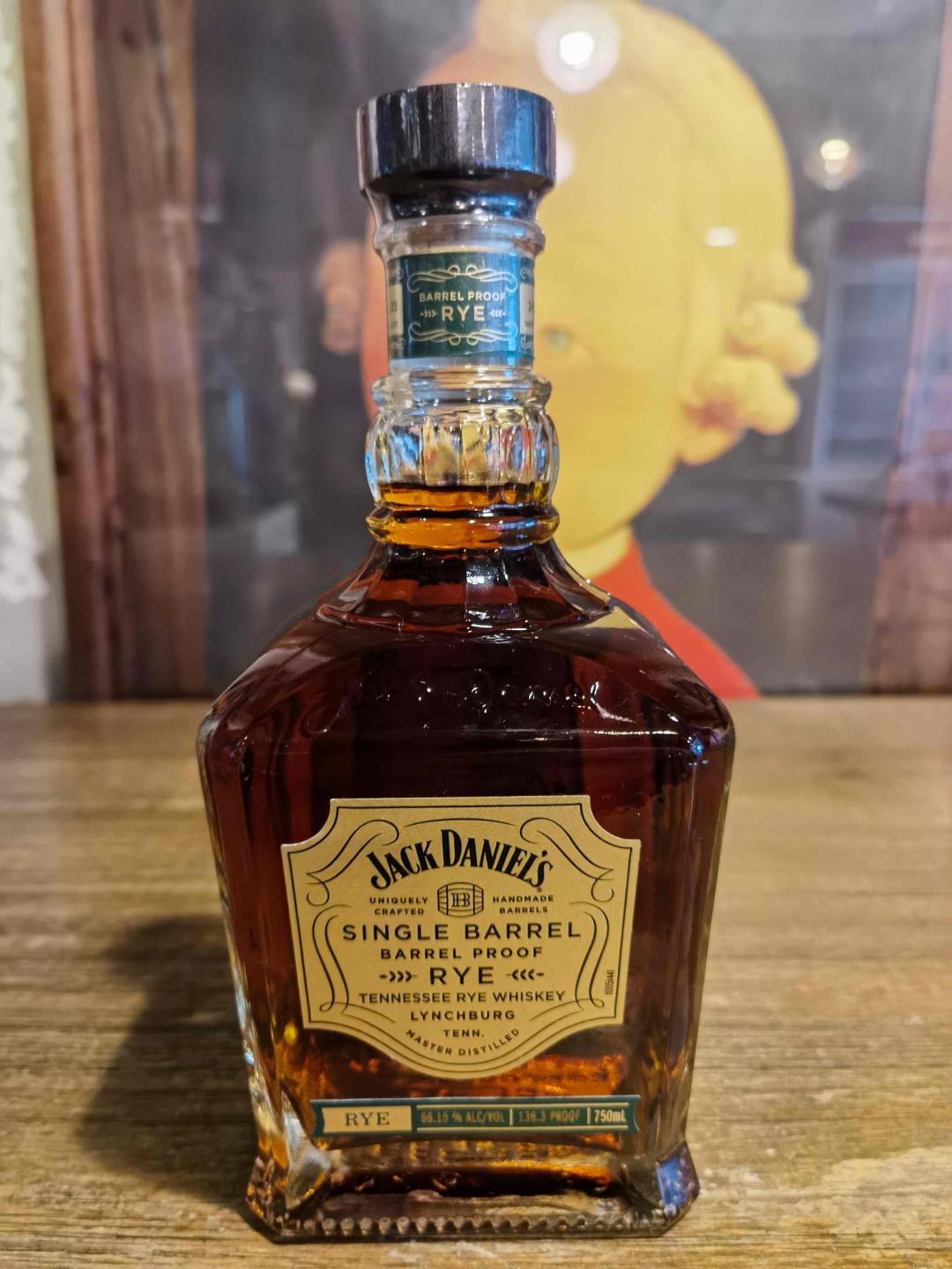 2023 美国杰克丹尼Single Barrel Barrel Proof 单桶黑麦桶强限量版