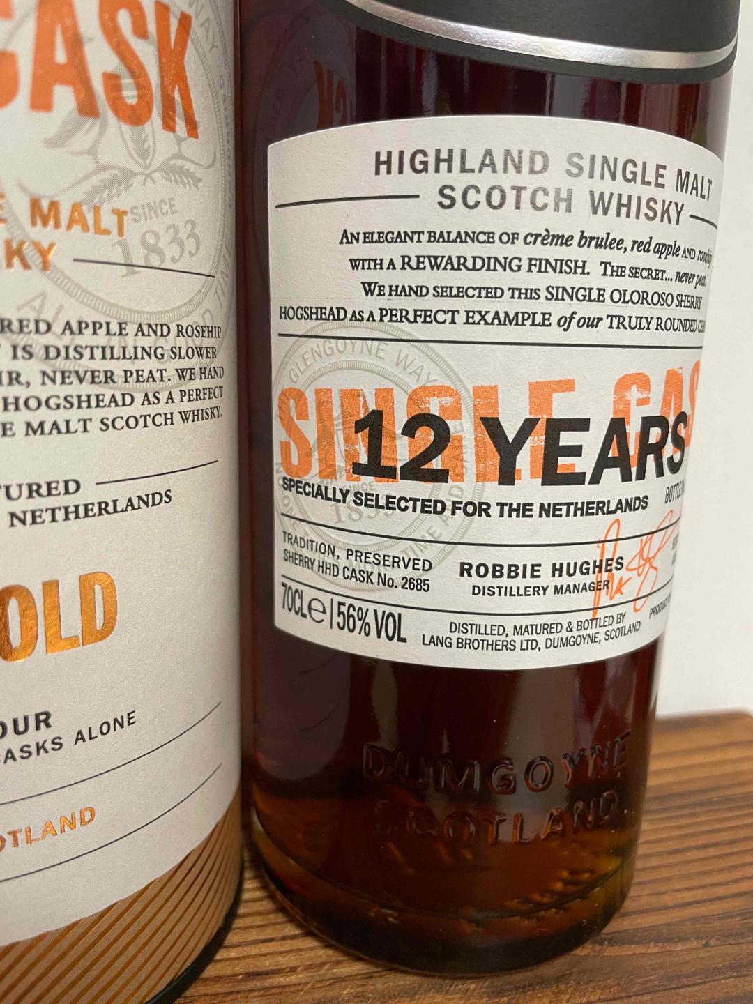 格兰哥尼 12年 雪莉单桶 限量278支 酒色不错 非常稀有 值得收藏和品鉴