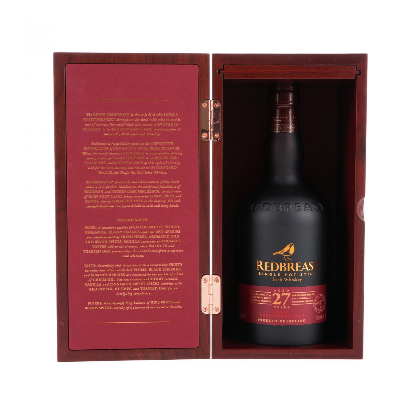 Redbreast 知更鸟 27年 第二版
