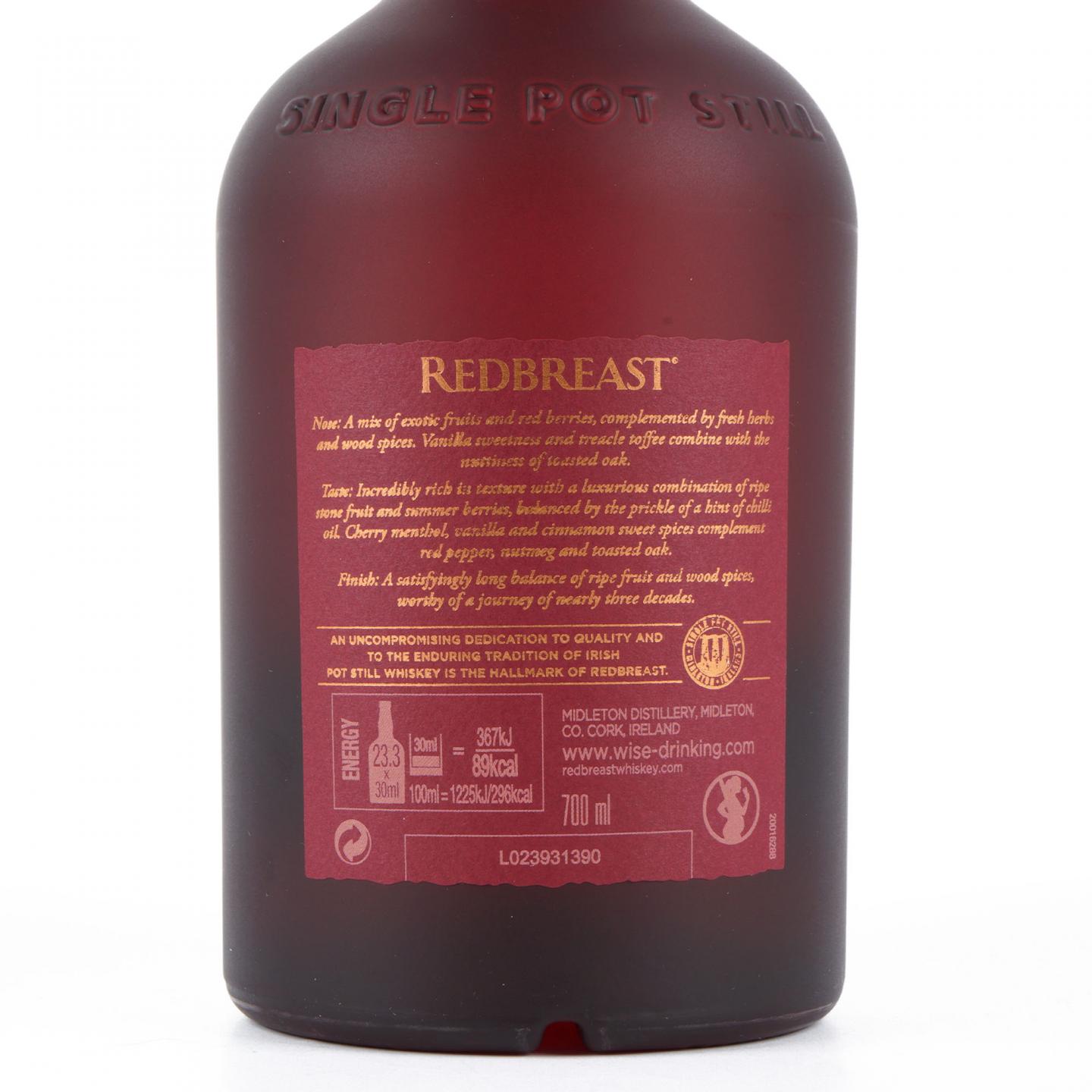 Redbreast 知更鸟 27年 第二版