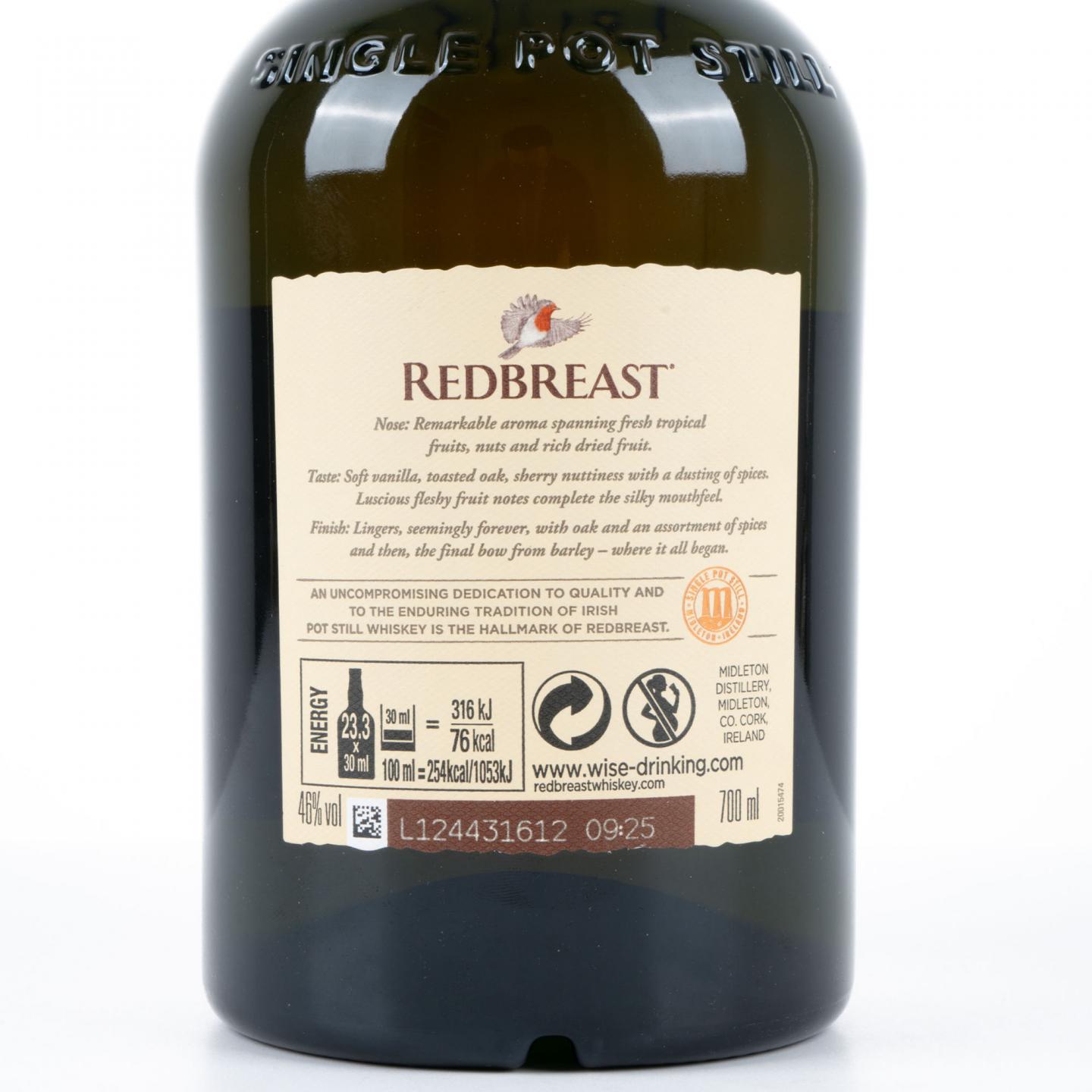 Redbreast 知更鸟 21年 爱尔兰威士忌
