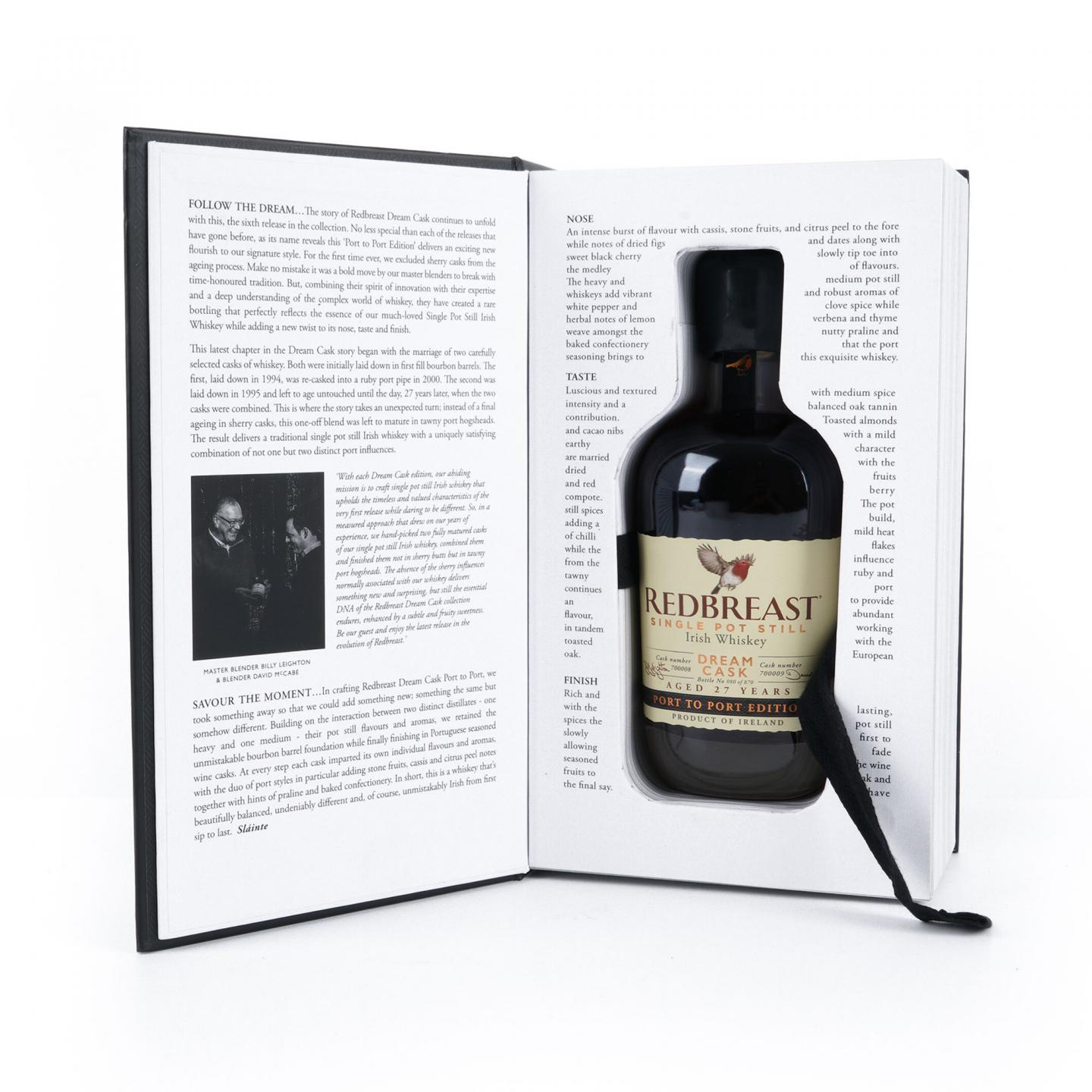 Redbreast 知更鸟 27年 Dream Cask Port To Port Edition