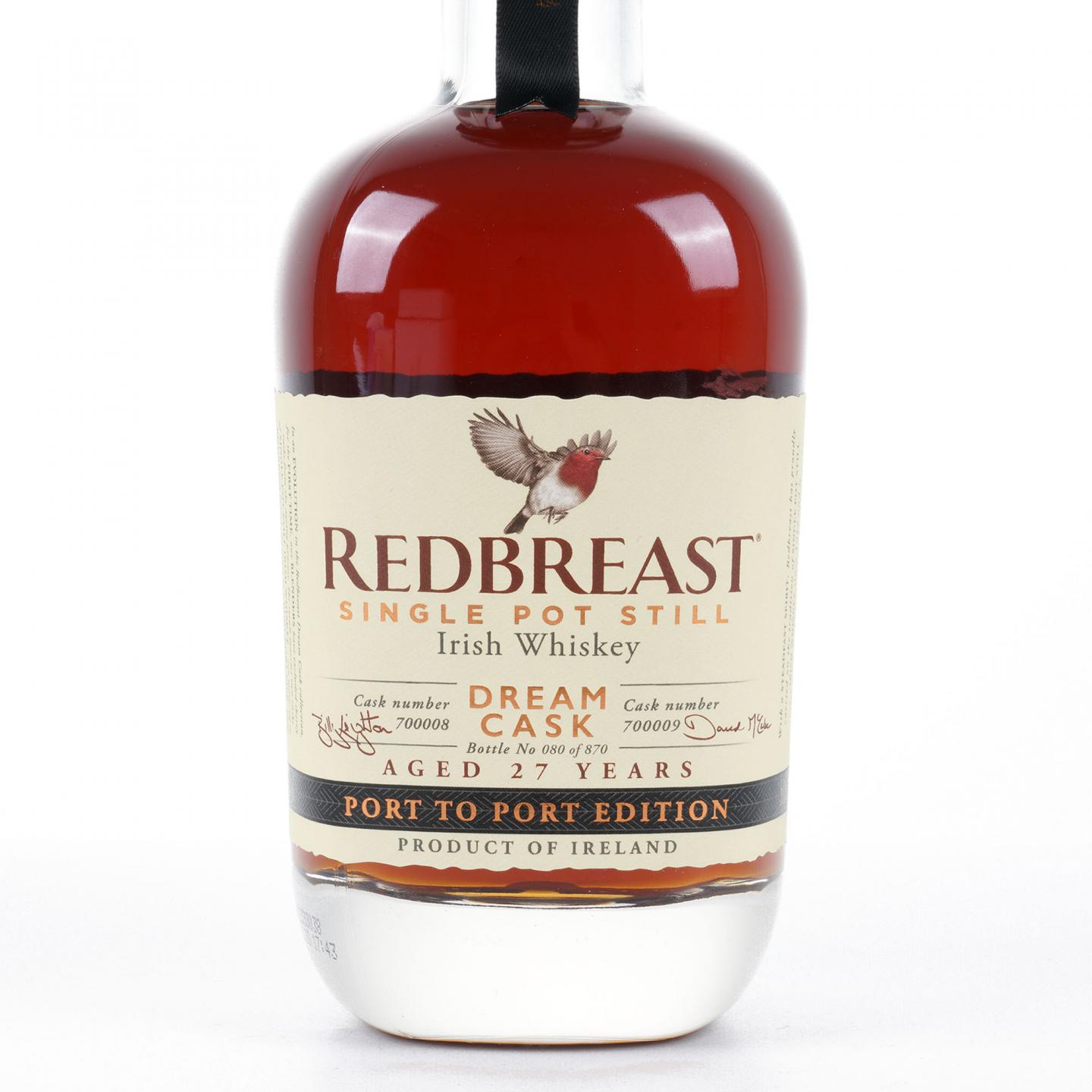 Redbreast 知更鸟 27年 Dream Cask Port To Port Edition
