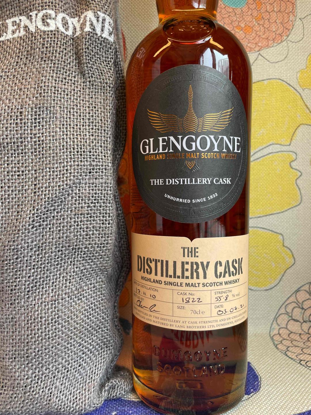 格兰哥尼 10年 手工瓶 稀有Palo Cortado雪莉桶 桶号1822 酒色漂亮 值得收藏品鉴 wb 评分89.42