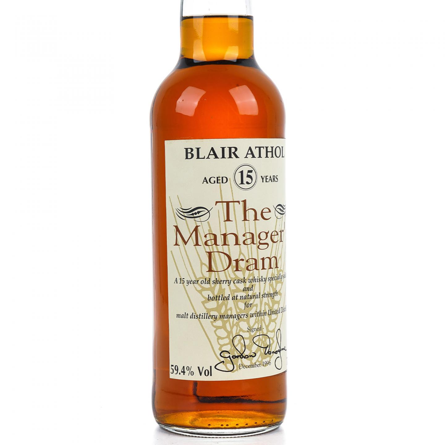 Blair Athol 布莱尔阿苏 15年 1996 The Manager’s Dram
