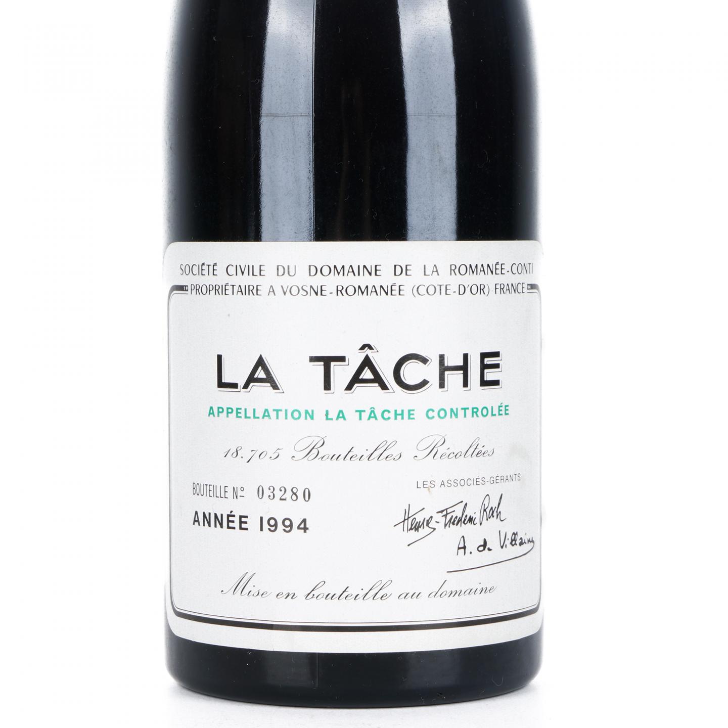 罗曼尼·康帝酒庄 1994 拉塔希特级园 红葡萄酒 No.03280