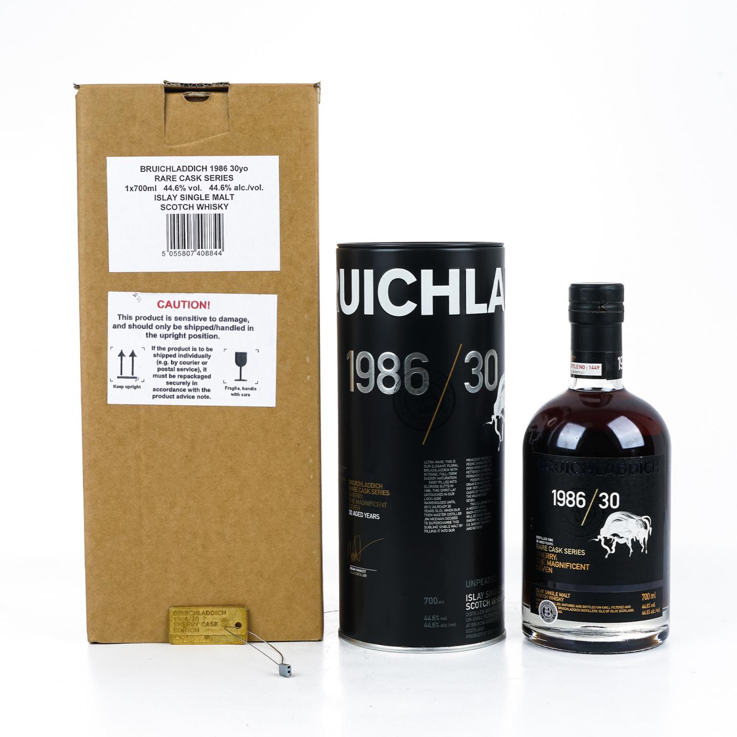 Bruichladdich 布赫拉迪 30年 1986-2017 雪莉桶 Rare Cask