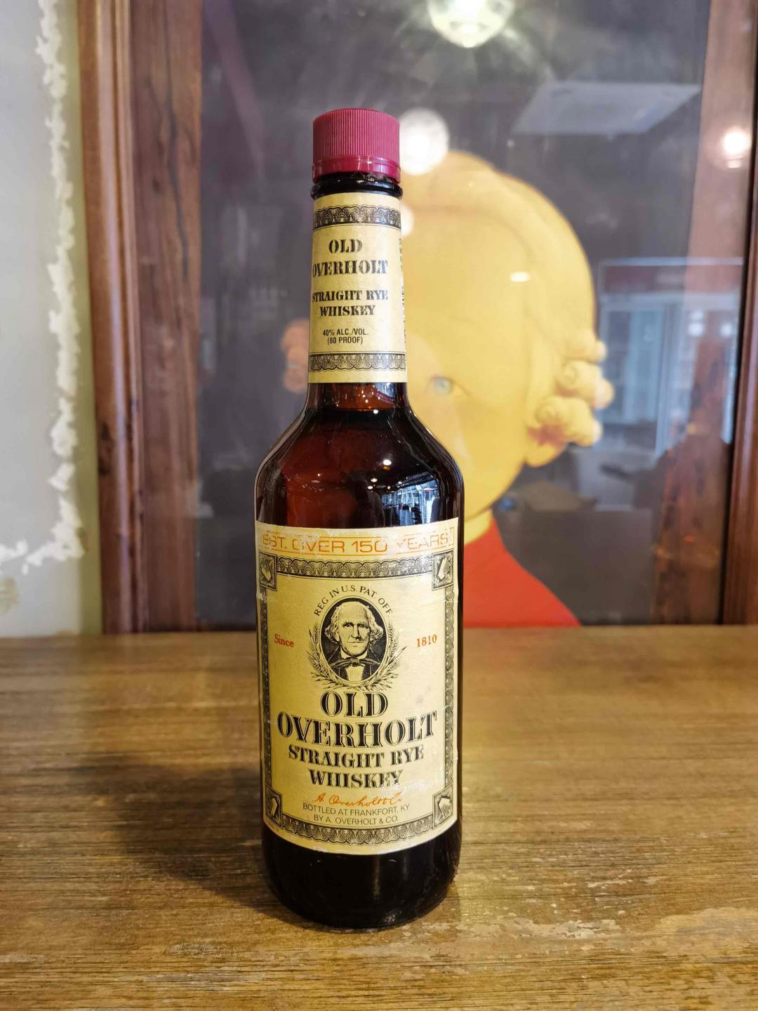 80年代美国Old Overholt Rye 黑麦威士忌