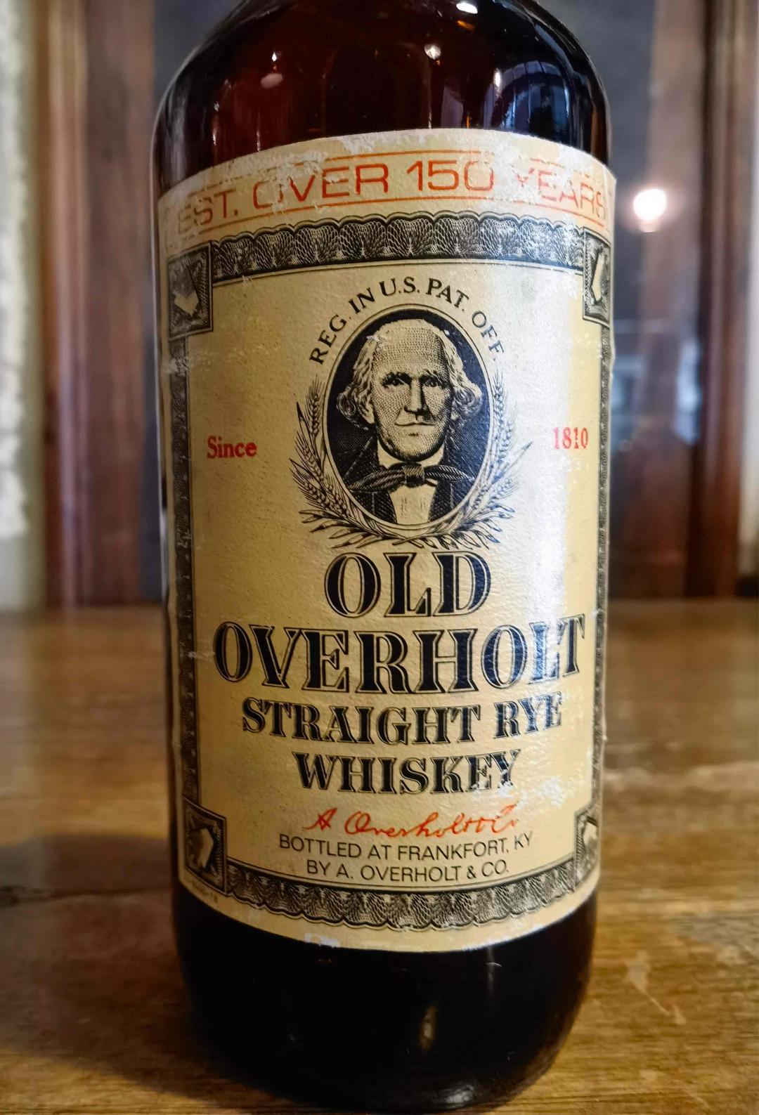 80年代美国Old Overholt Rye 黑麦威士忌