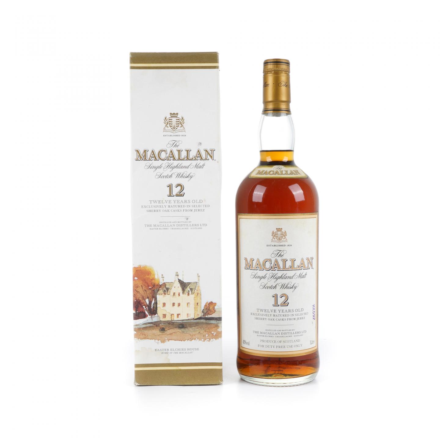 Macallan 麦卡伦 12年 雪莉桶 1升装