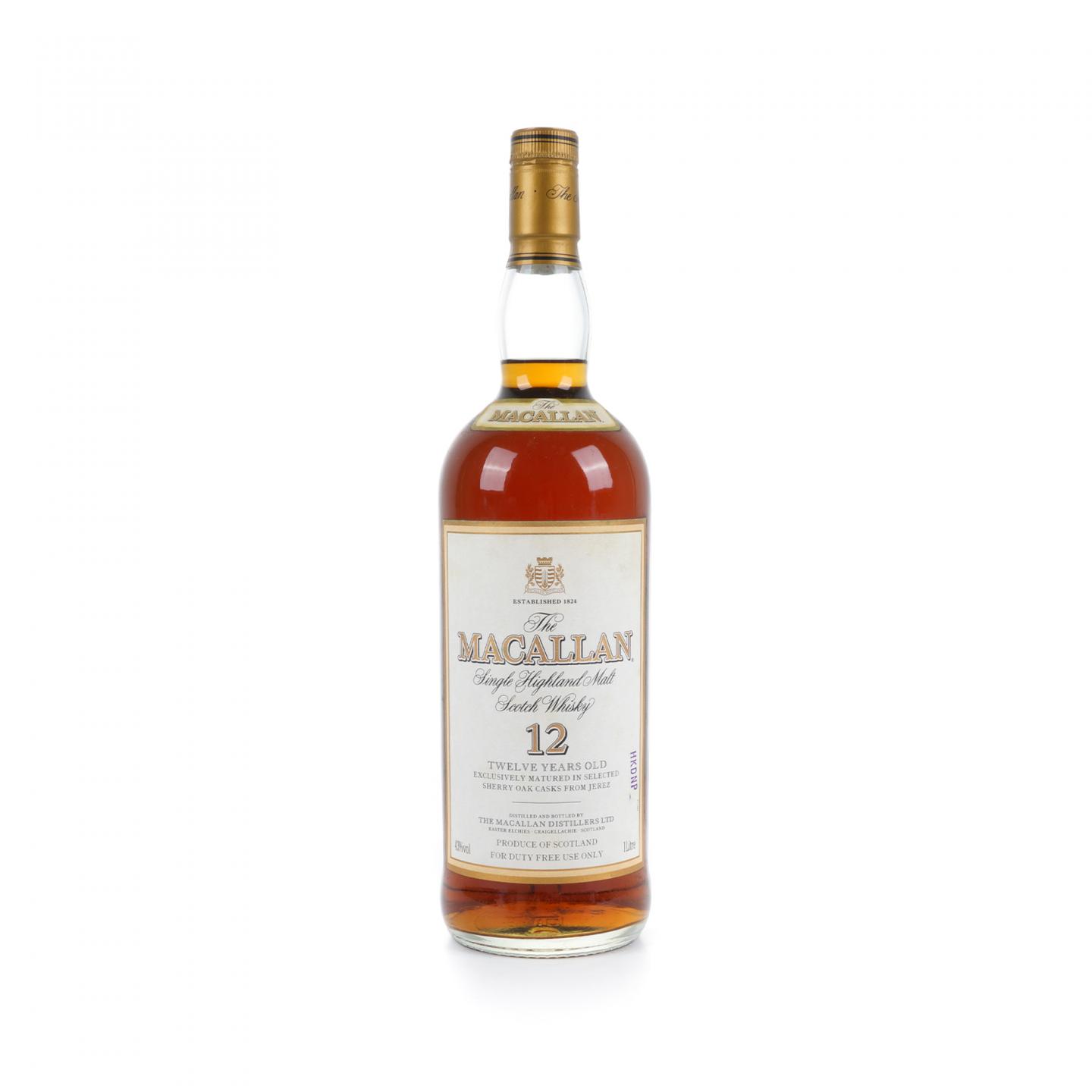 Macallan 麦卡伦 12年 雪莉桶 1升装