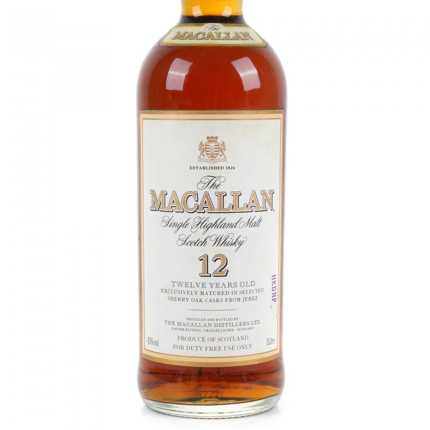 Macallan 麦卡伦 12年 雪莉桶 1升装