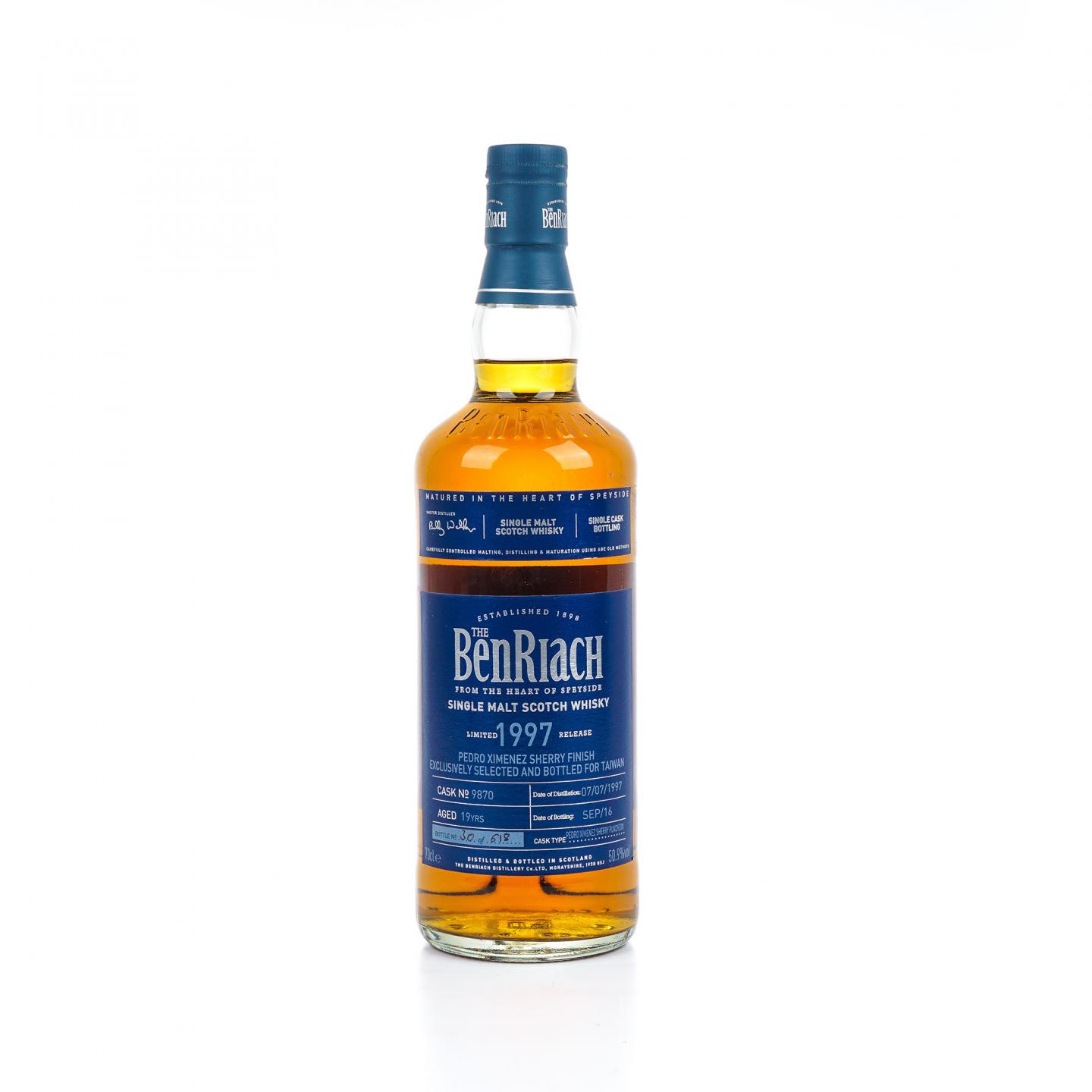 BenRiach 本利亚克 19年 1997-2016 单桶#9870