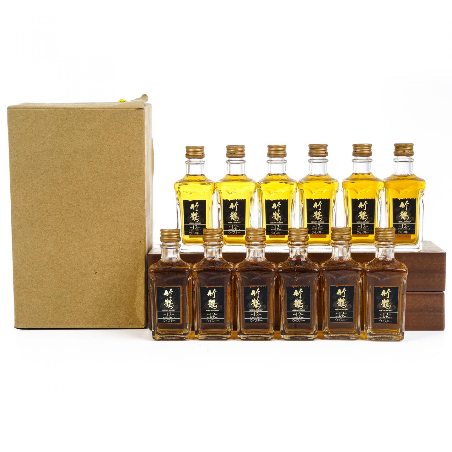 【酒版】竹鹤 12年 Pure Malt 50ml*12瓶组