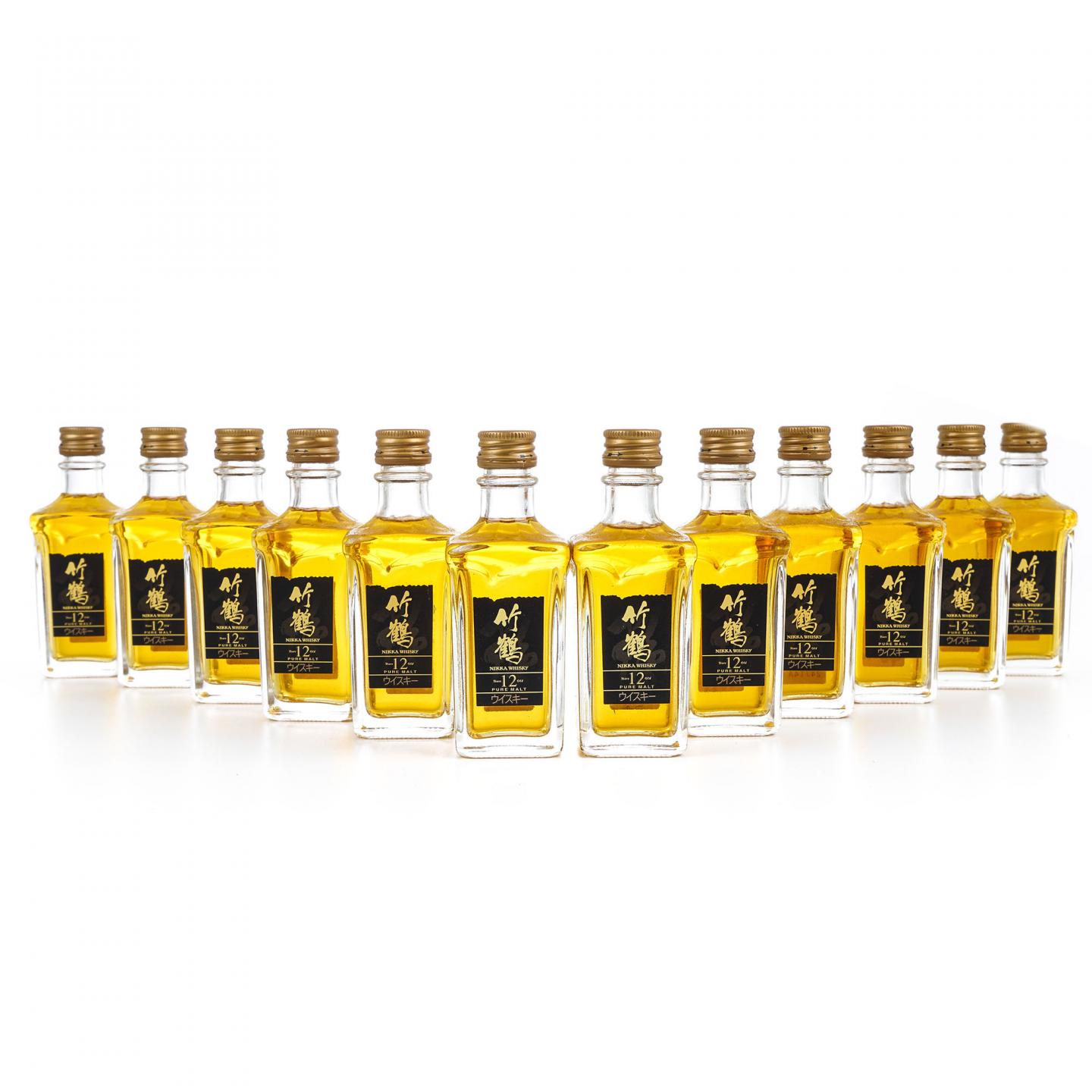 【酒版】竹鹤 12年 Pure Malt 50ml*12瓶组