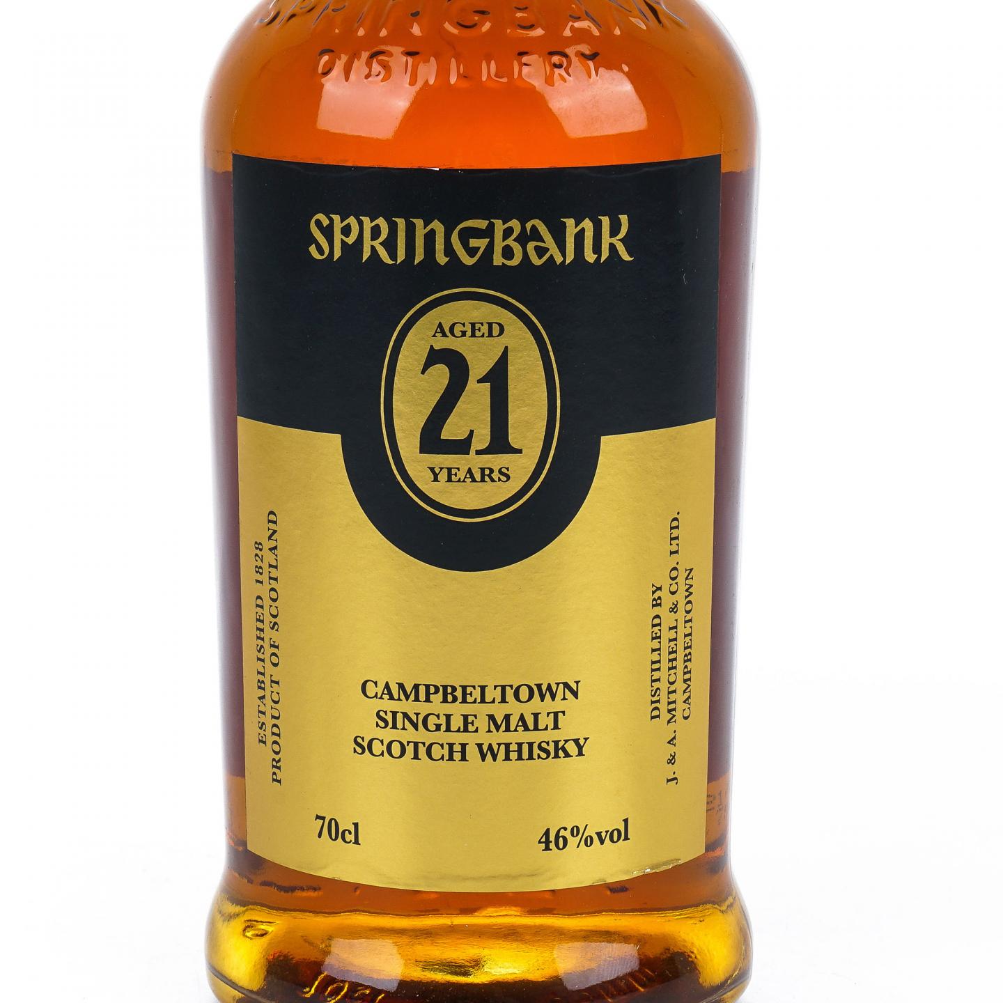 Springbank 云顶 21年 2017