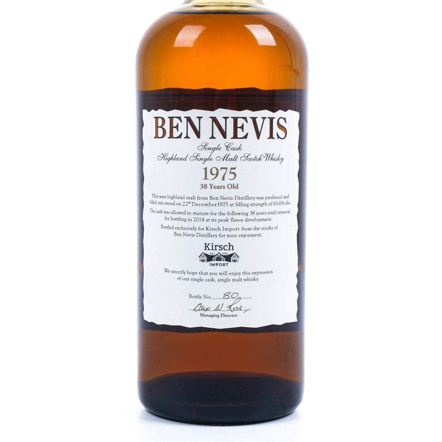 Ben Nevis 本尼维斯 38年 1975-2014 单桶#941 桶强