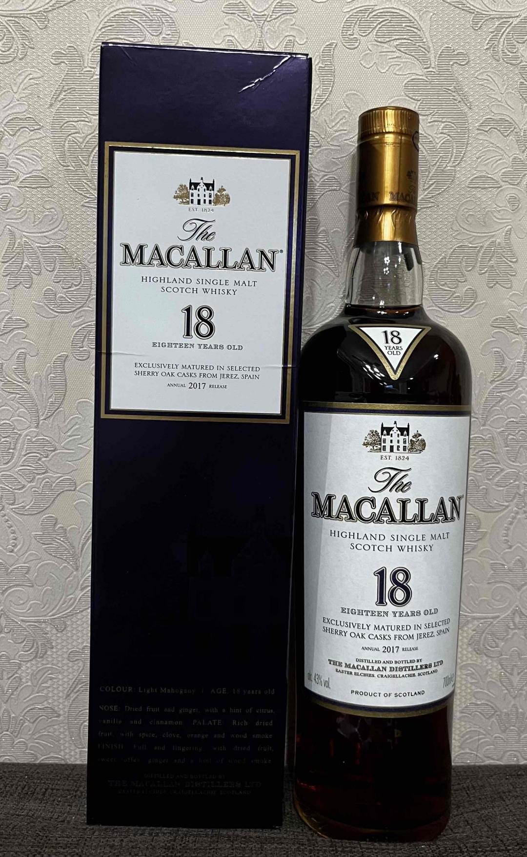 麦卡伦单桶18年（国行）