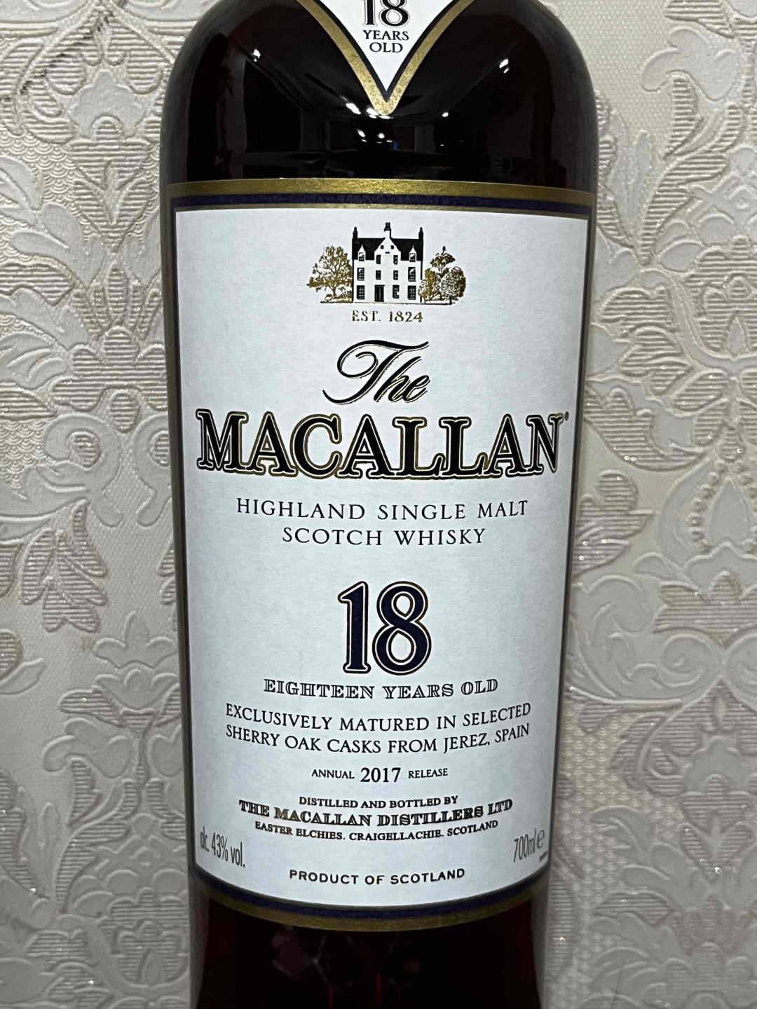 麦卡伦单桶18年（国行）