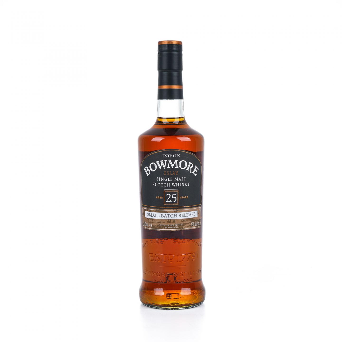 Bowmore 波摩25年Small Batch Release 700ml_大拍-酒虫网