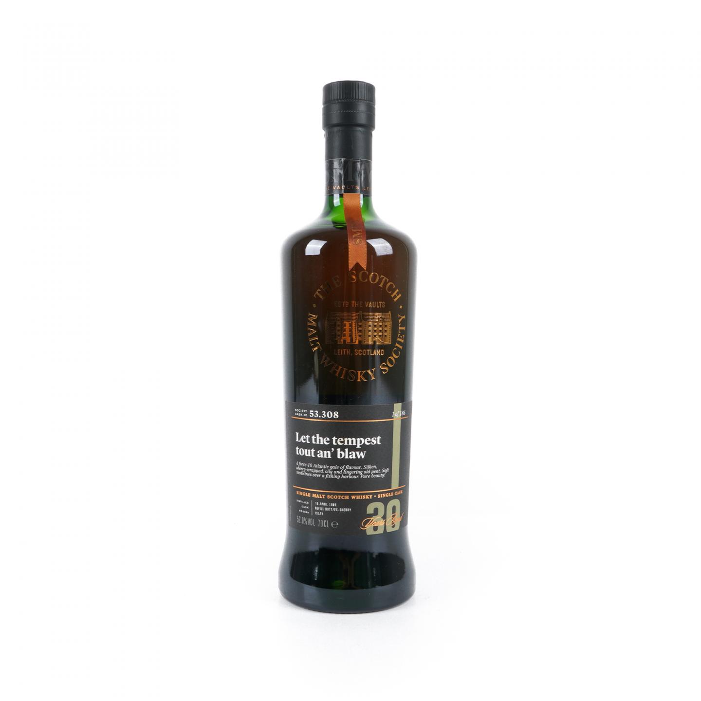SMWS 53.308 卡尔里拉30年1989 雪莉单桶_大拍-酒虫网