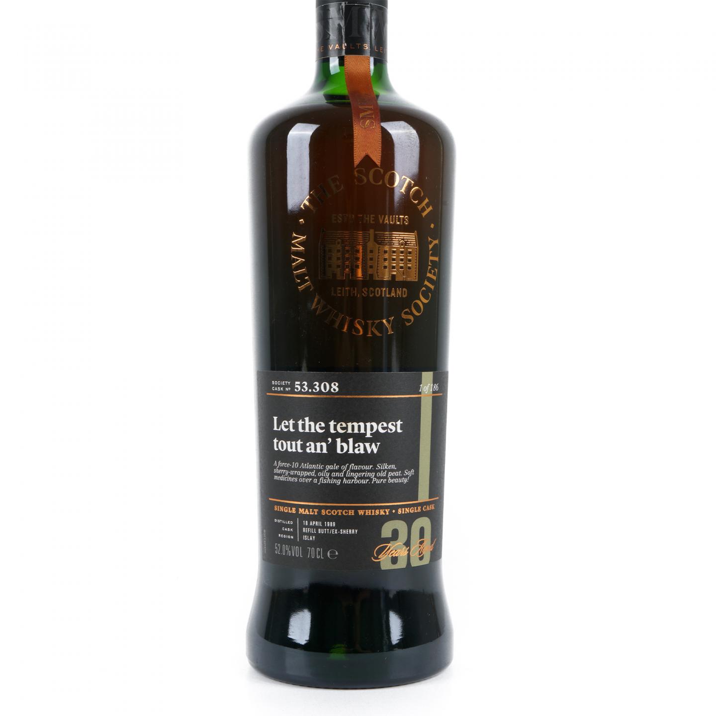 SMWS 53.308 卡尔里拉30年1989 雪莉单桶_大拍-酒虫网