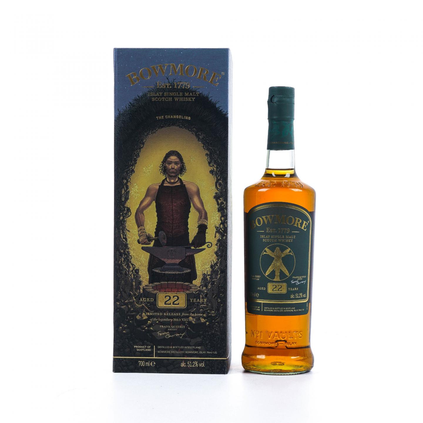 Bowmore 波摩 22年 换生灵 51.2%