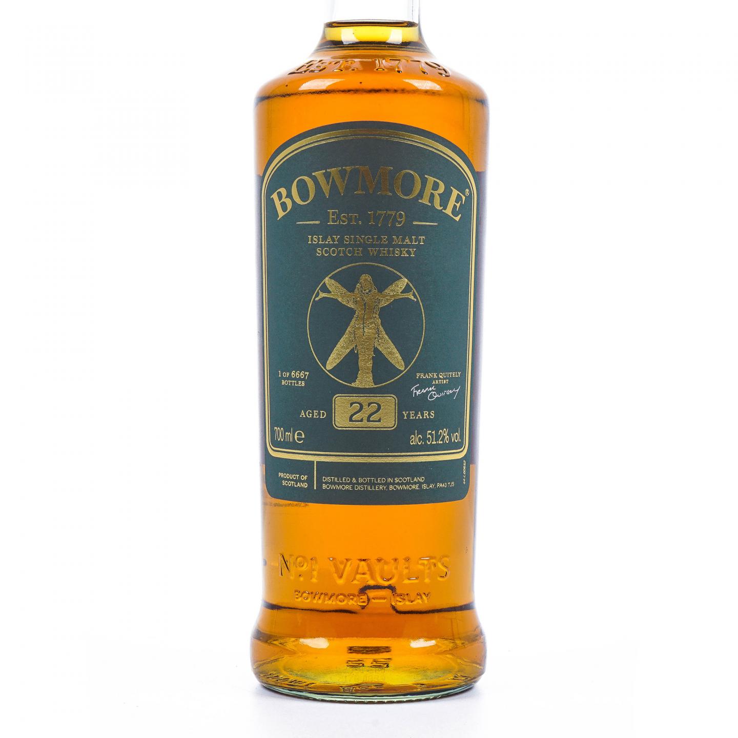 Bowmore 波摩 22年 换生灵 51.2%