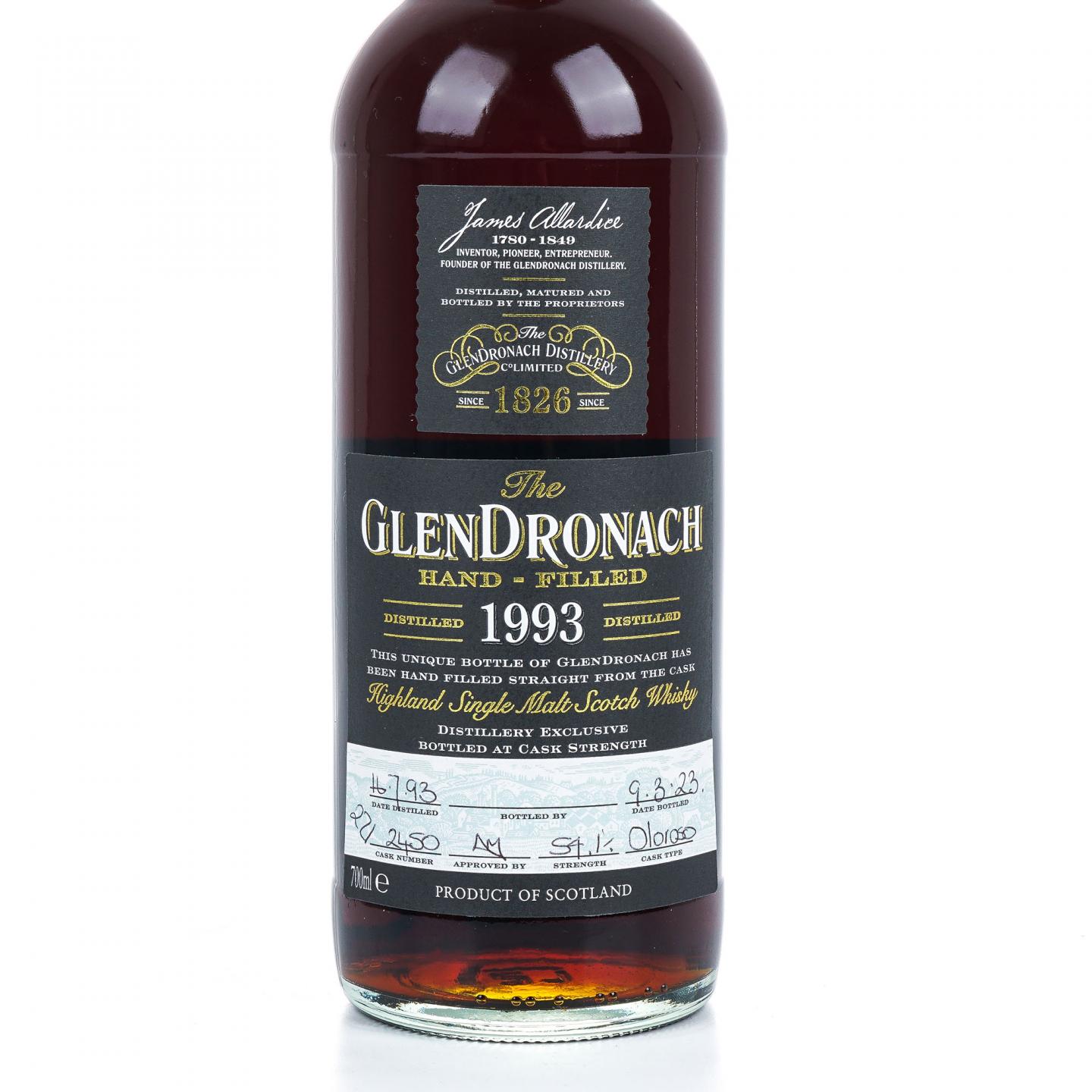 Glendronach 格兰多纳 1993-2023 雪莉桶#2450