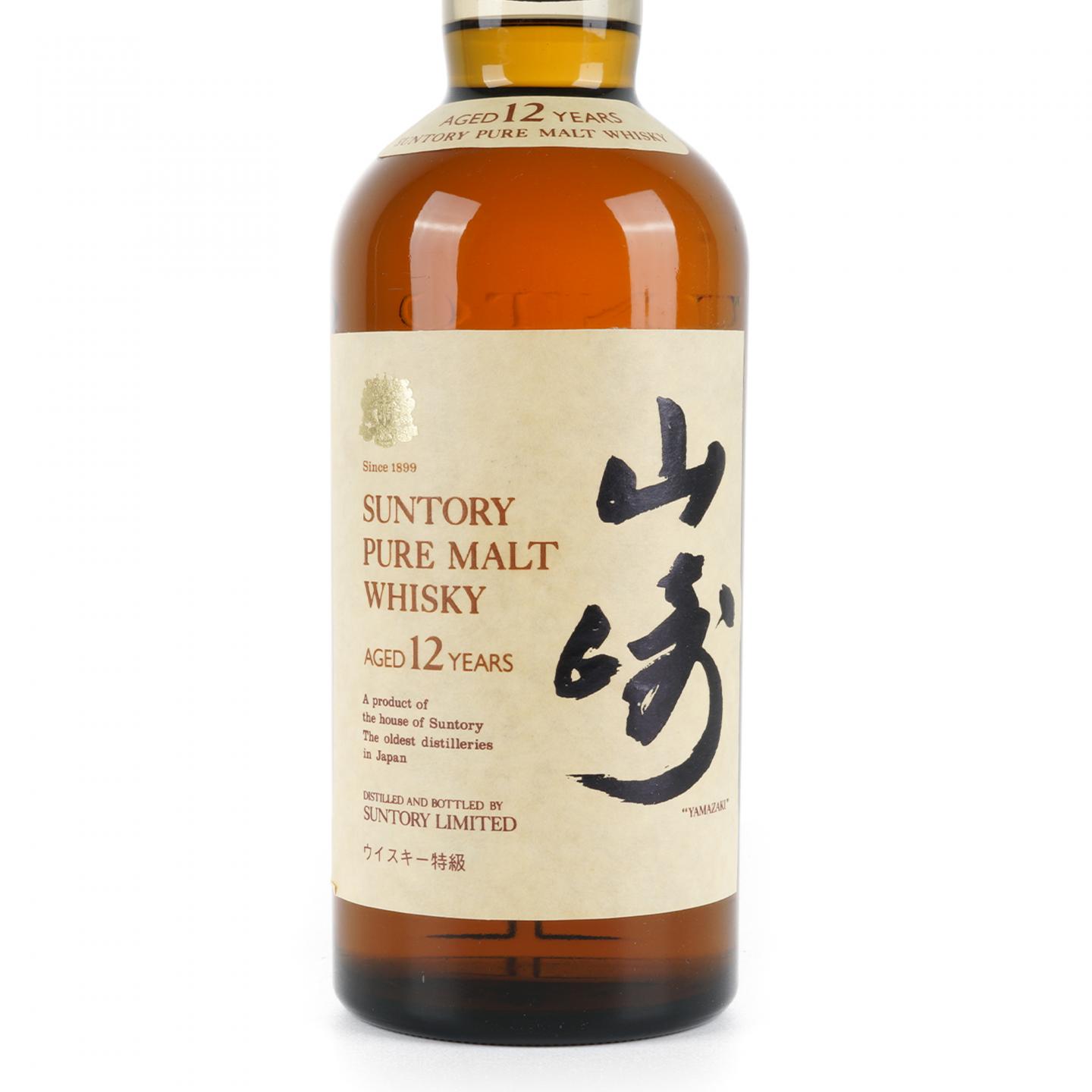 山崎 12年 Pure Malt 金狮标 760ml