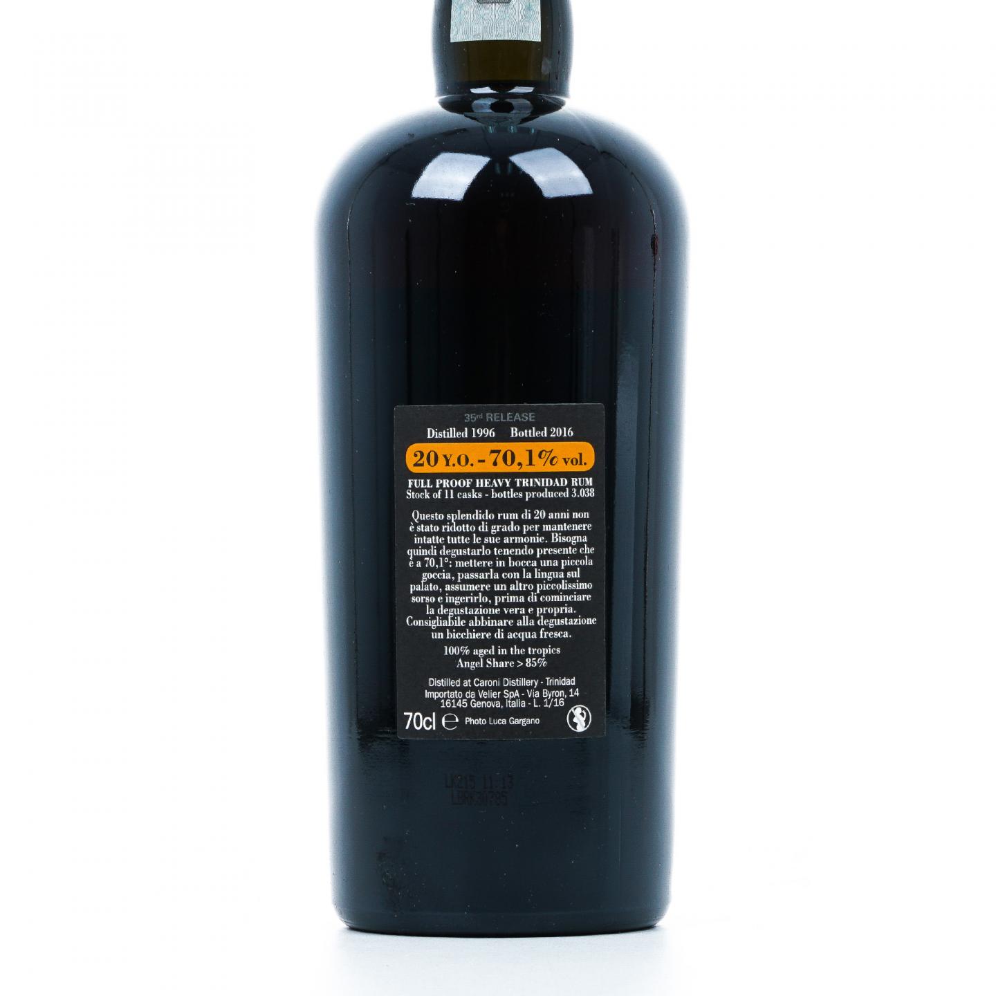 Caroni 20年 1996-2016 Full Proof Heavy Trinidad Rum