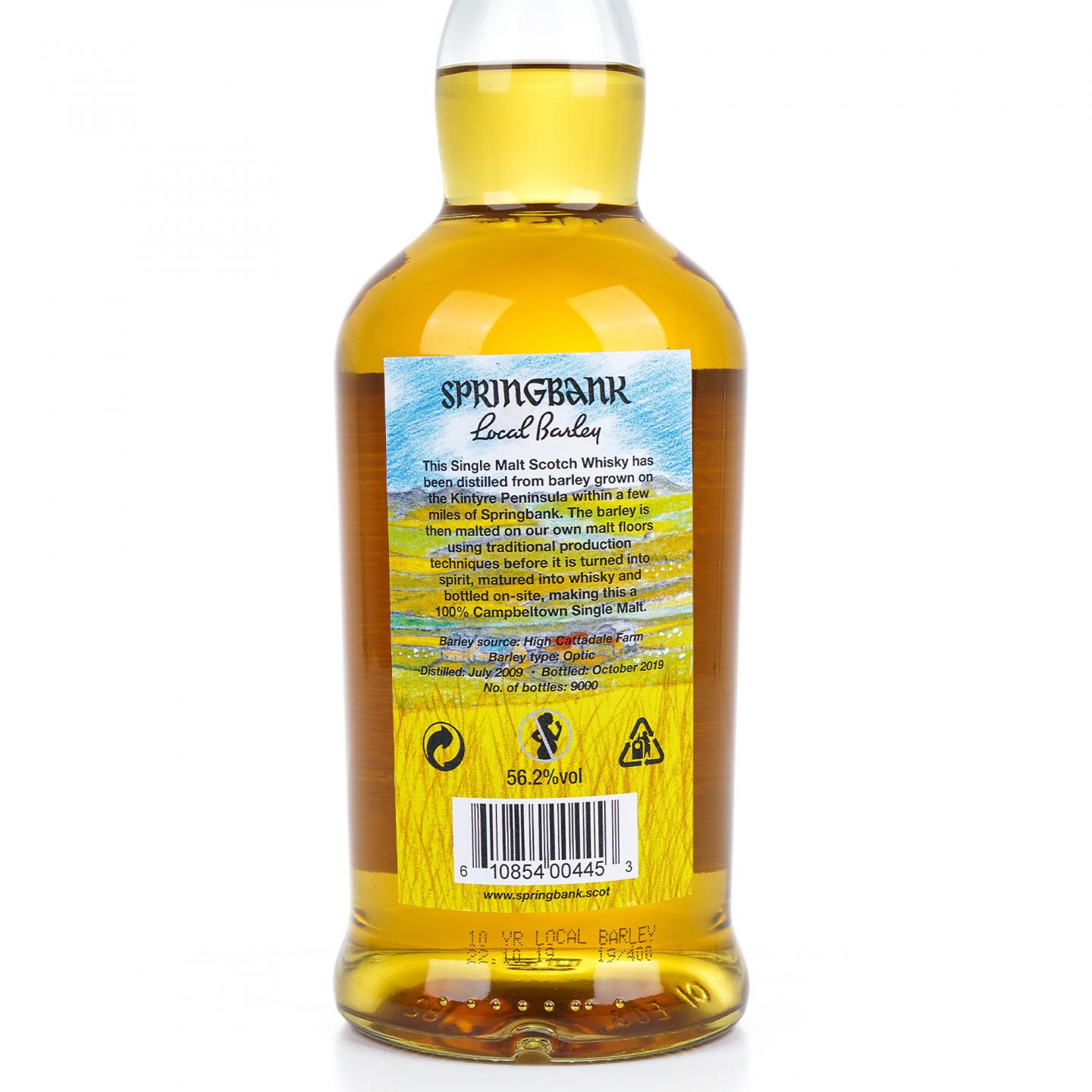 Springbank 云顶 10年 2009-2019 本地大麦