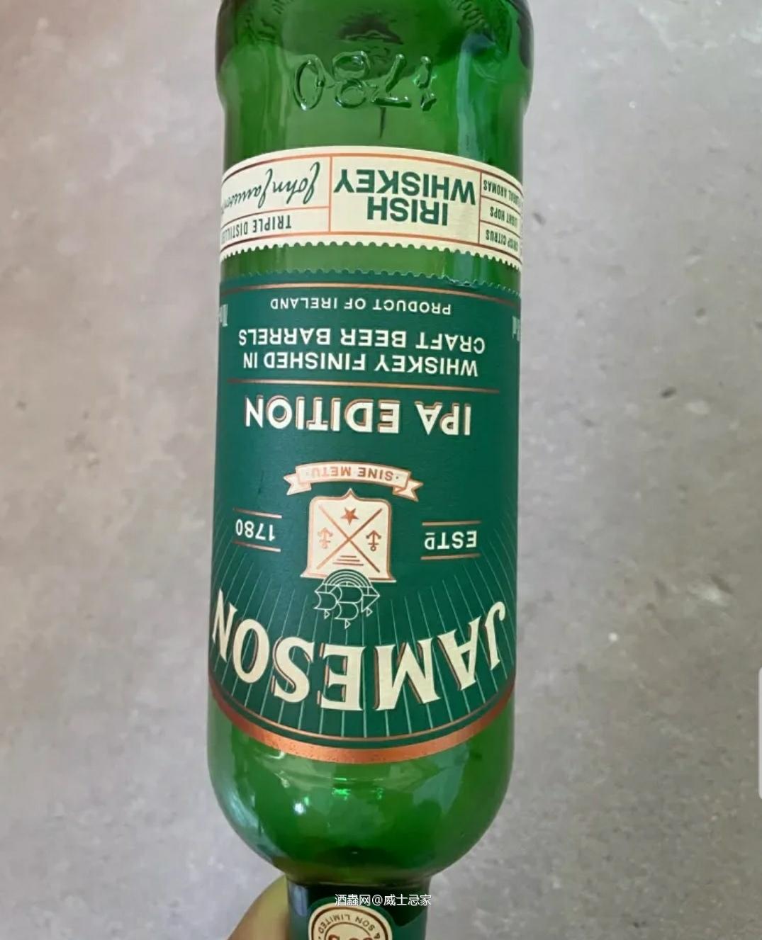 又清瓶一瓶威士忌:尊美醇ipa !现在喝起来风味有点特别,百…