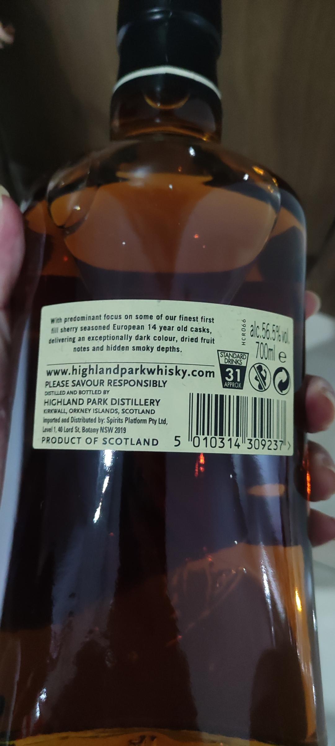 高原骑士14年雪莉澳洲单桶