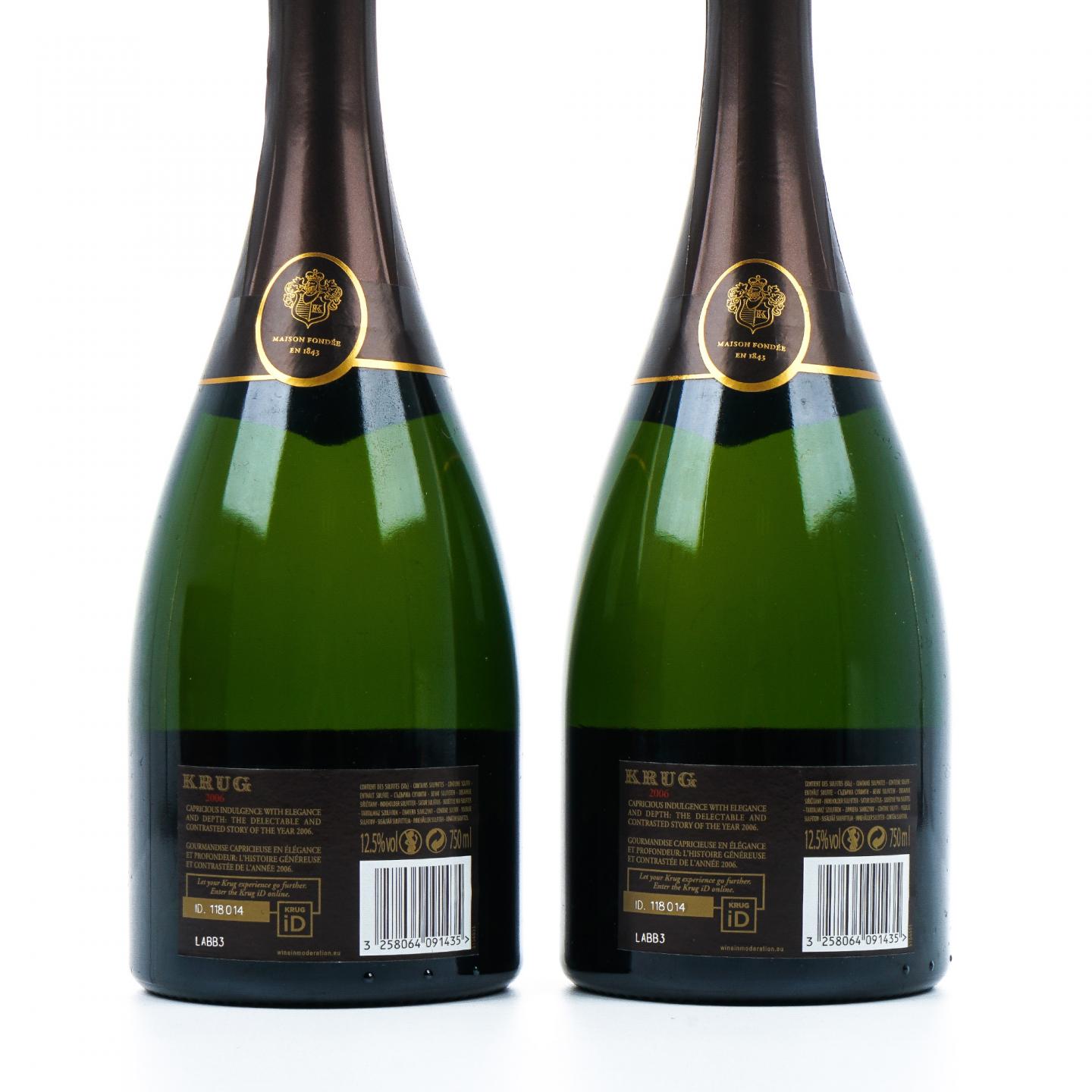库克 2006 年份极干型香槟 2瓶组*750ml