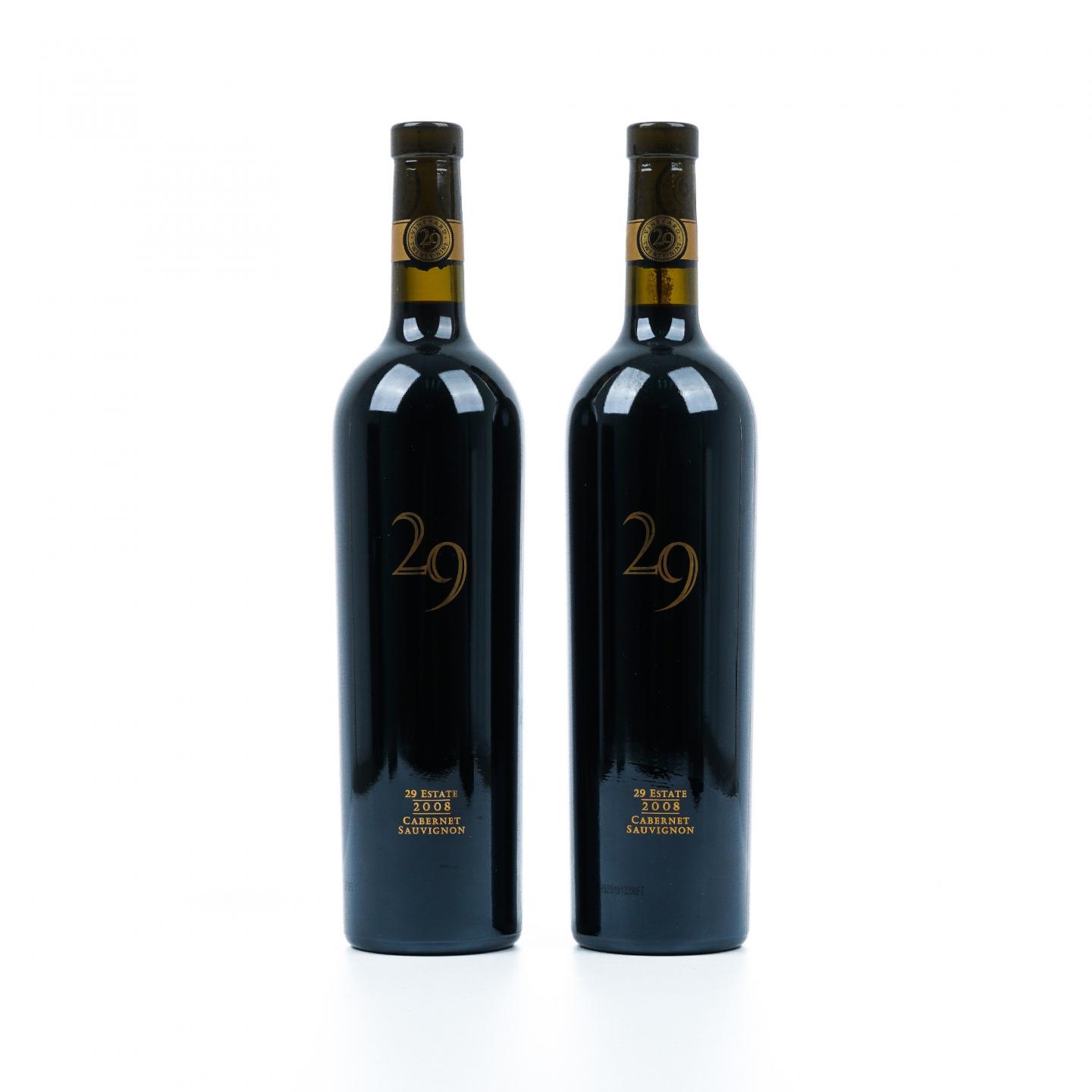 二十九号酒庄 2008 赤霞珠 红葡萄酒 2支组