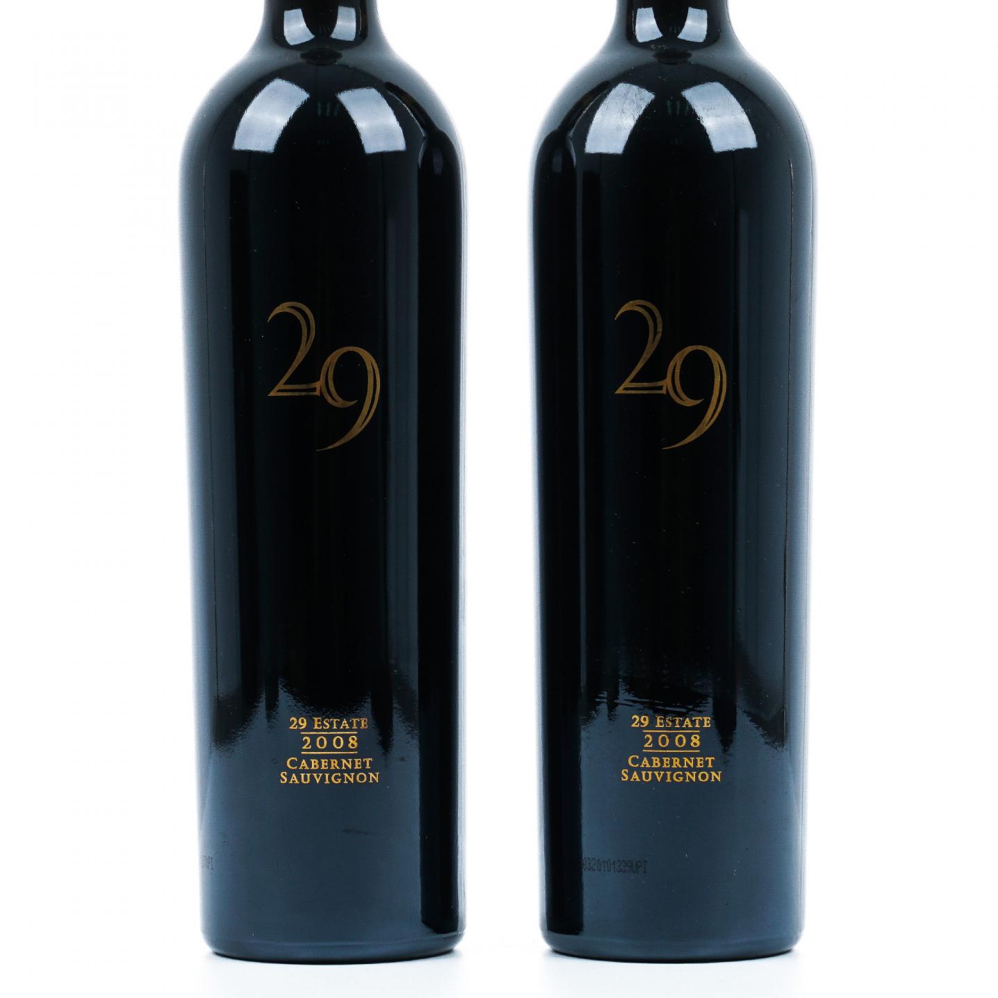 二十九号酒庄 2008 赤霞珠 红葡萄酒 2支组