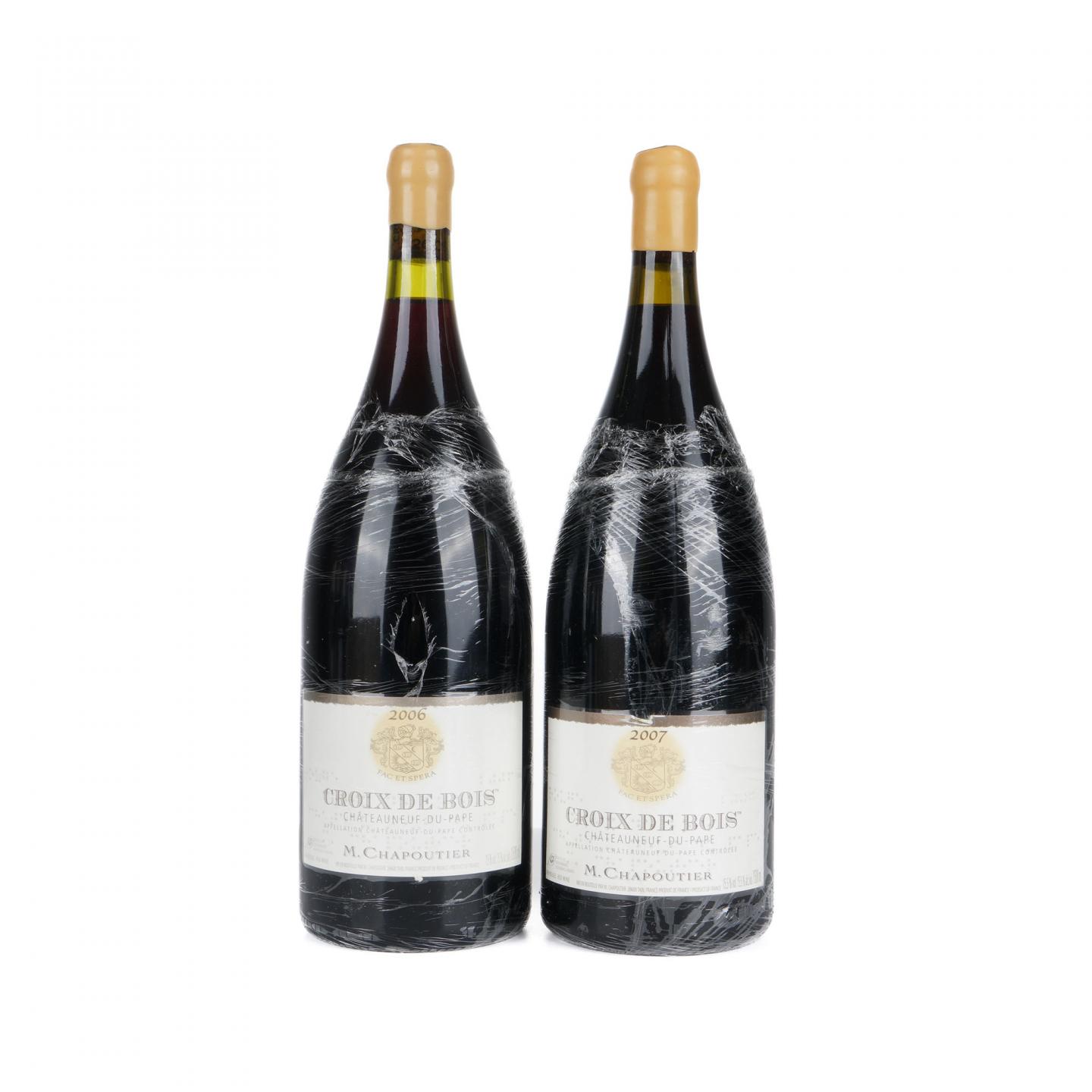 莎普蒂尔酒庄 2006/2007 森林十字 红葡萄酒 1500ml*2瓶组
