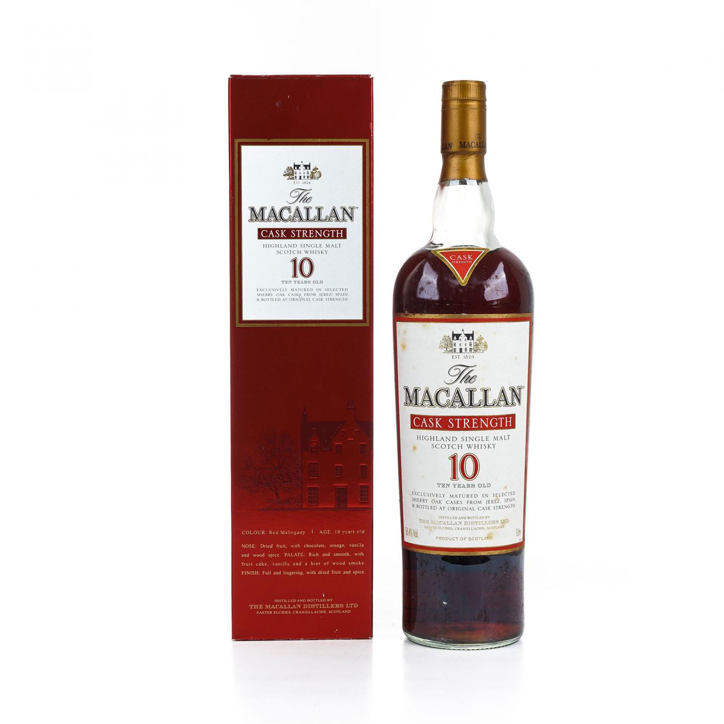 Macallan 麦卡伦 10年 桶强 1升装 58.4%vol.