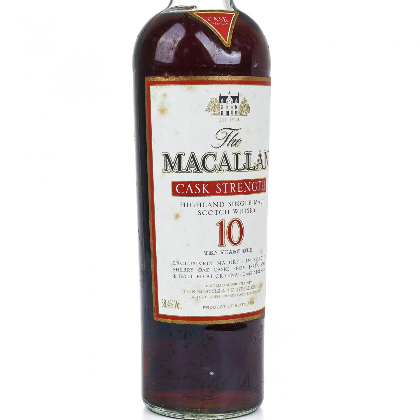 Macallan 麦卡伦 10年 桶强 1升装 58.4%vol.