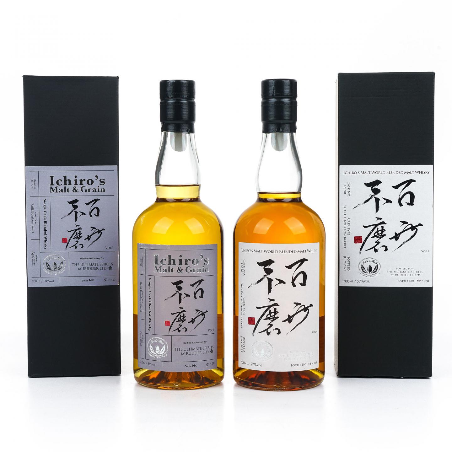 秩父 2022/2023 Ichiro's Malt 世界调和威士忌 2支组
