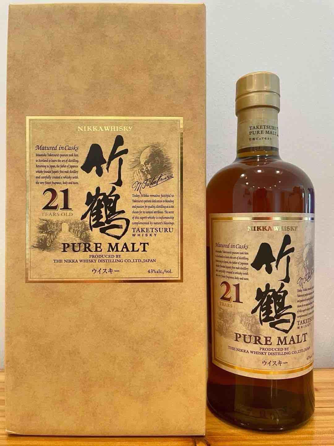 21年礼盒日本竹鹤老酒