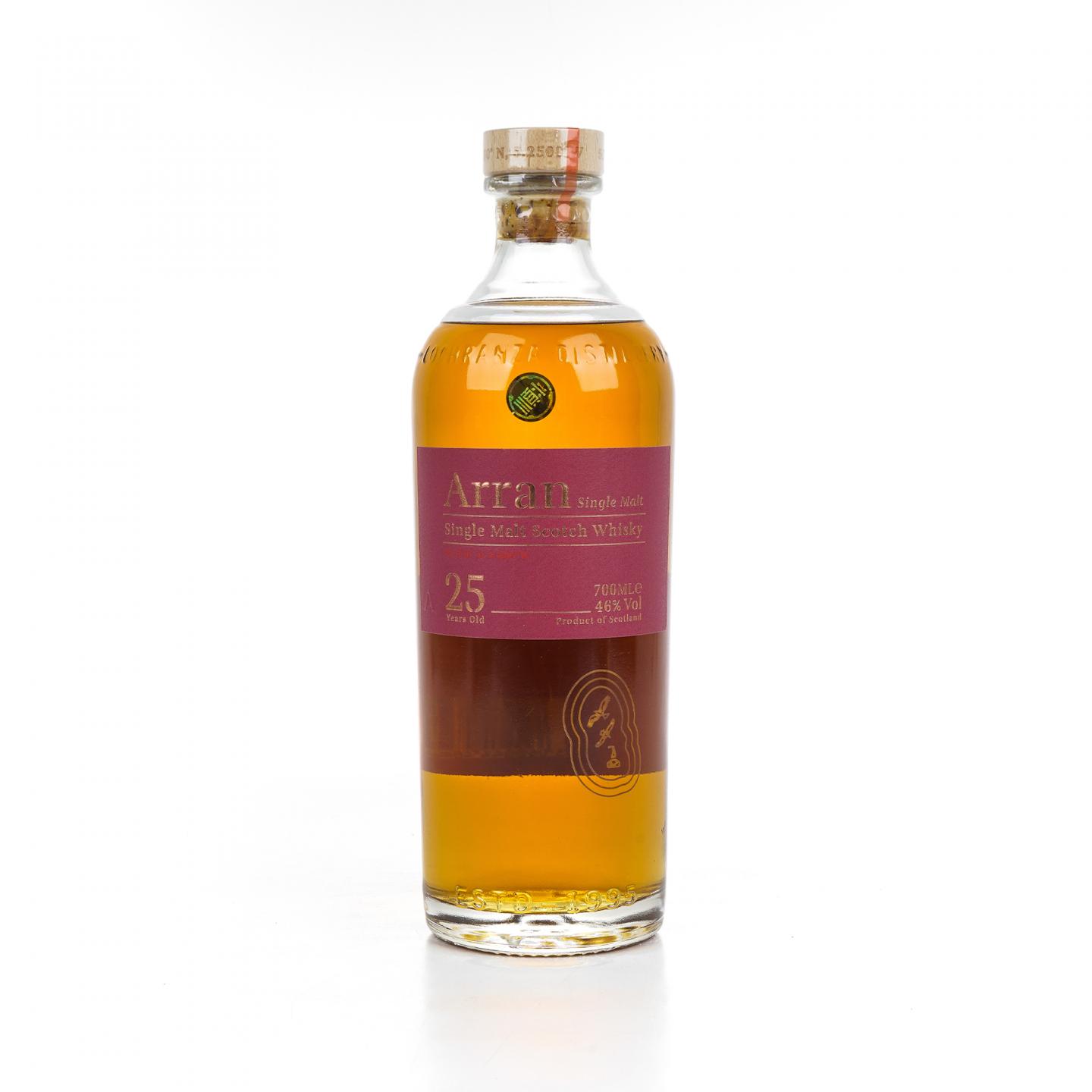 Arran 艾伦 25年 木盒 46%