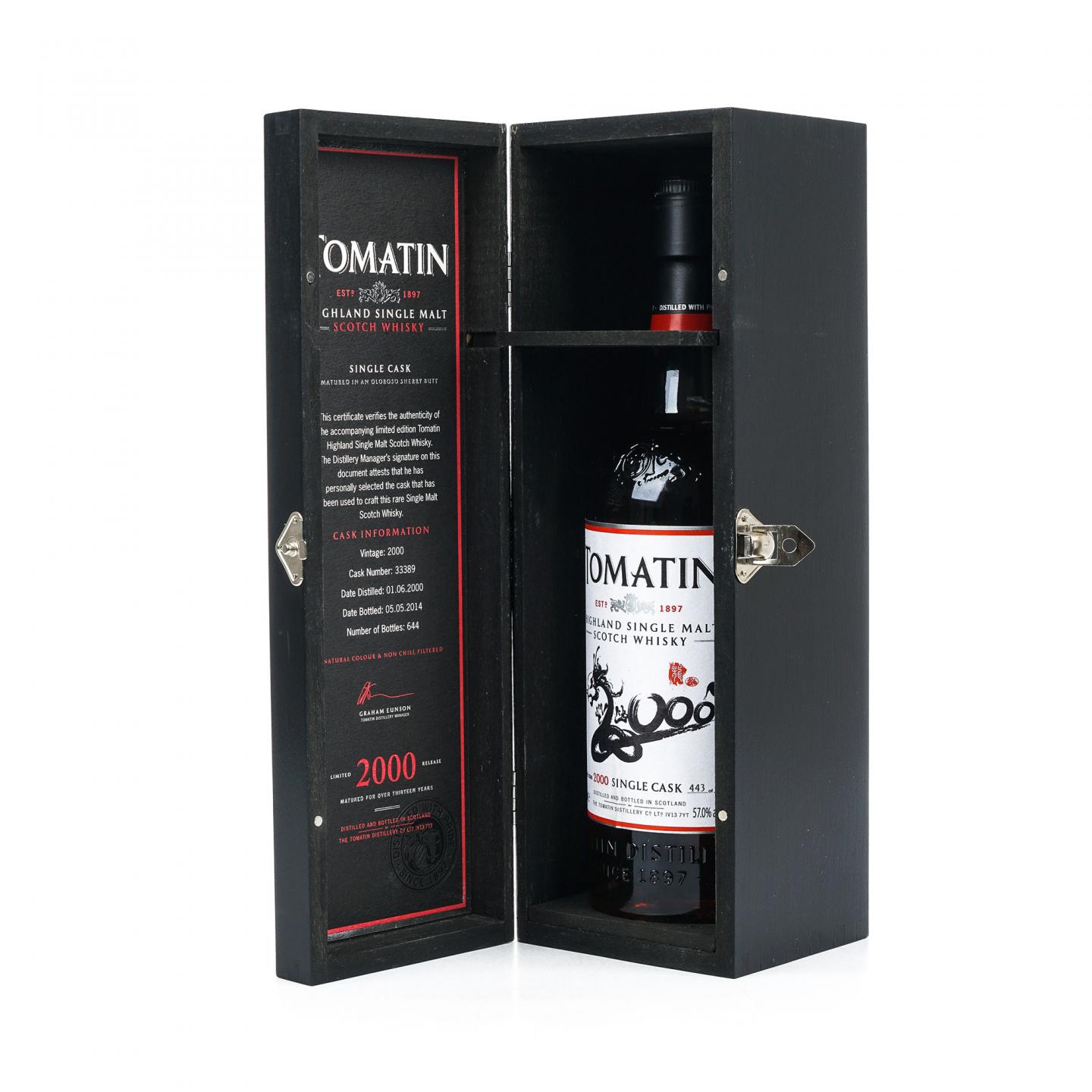 Tomatin 汤马丁 2000-2014 单桶#33389