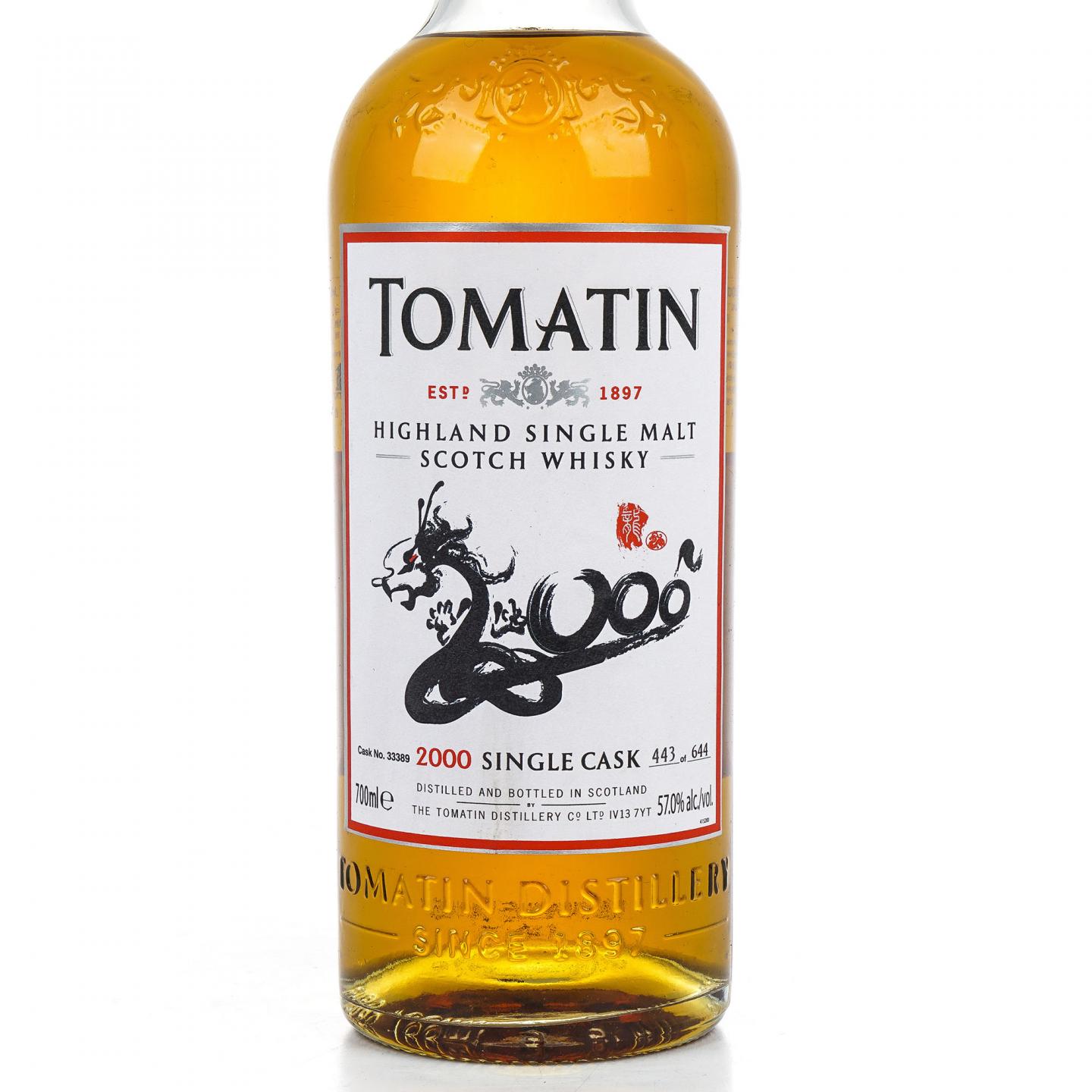 Tomatin 汤马丁 2000-2014 单桶#33389